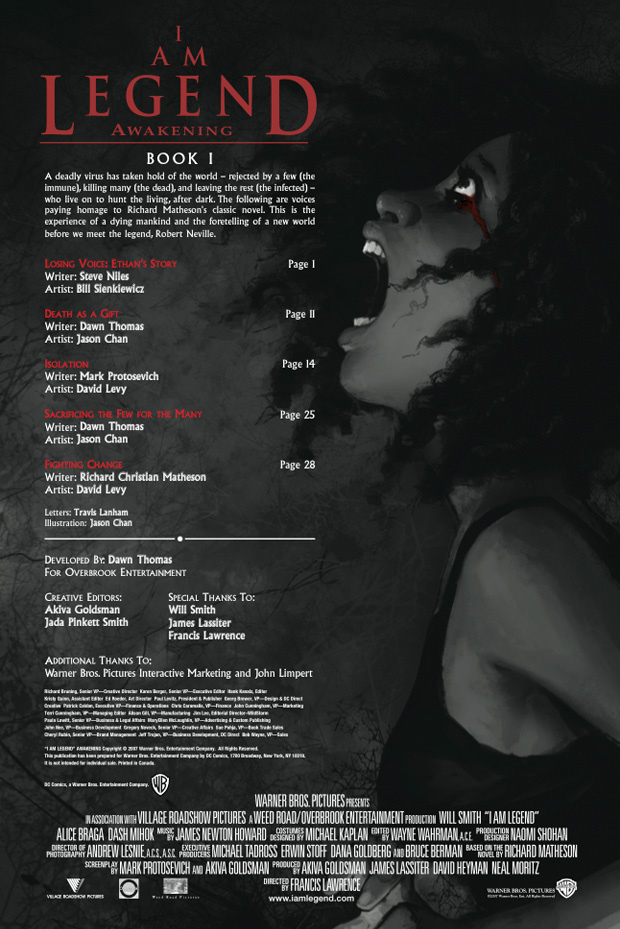 Read online ''I Am Legend'' Awakening comic -  Issue # Full - 2