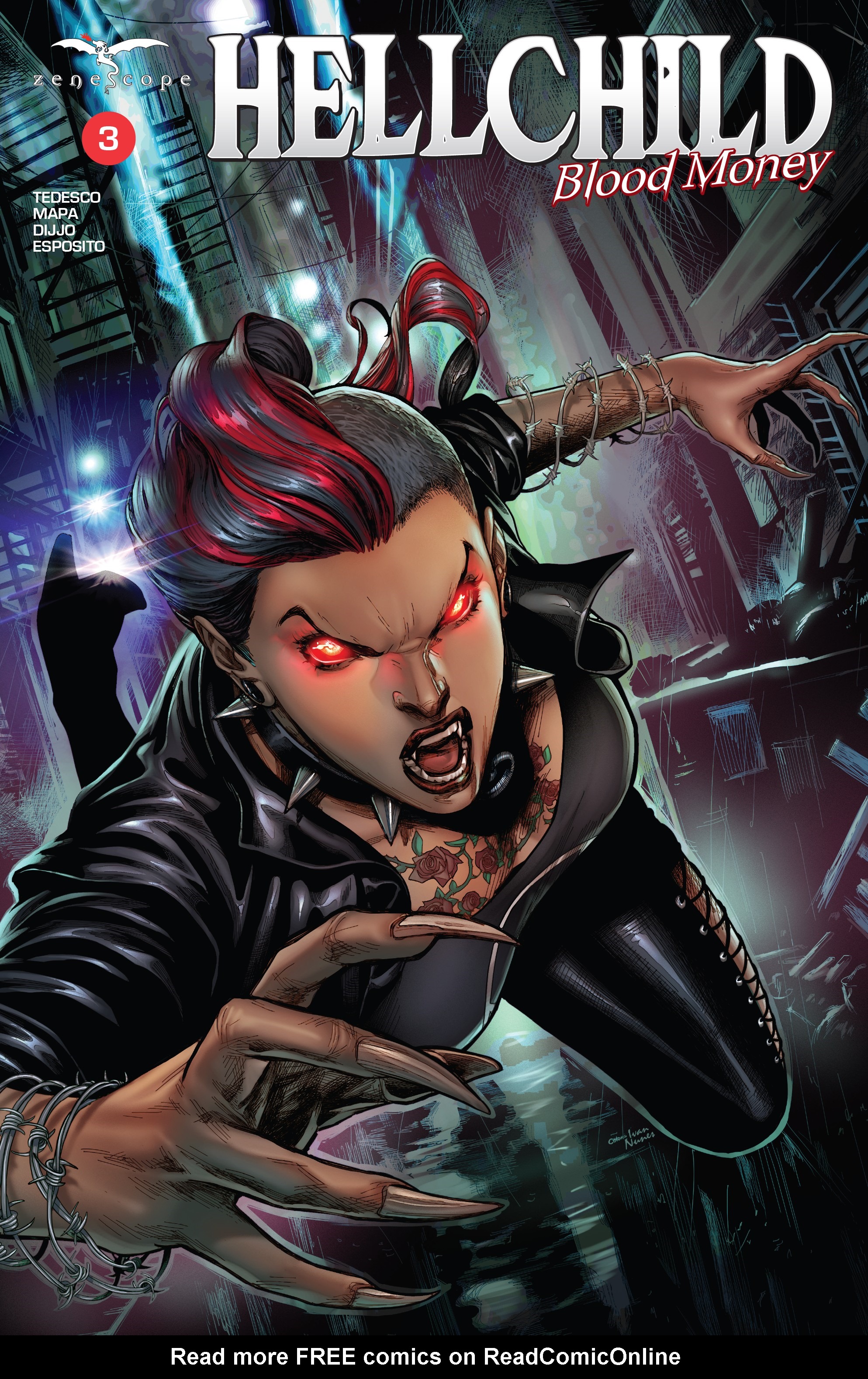 Read online Hellchild: Blood Money comic -  Issue #3 - 1