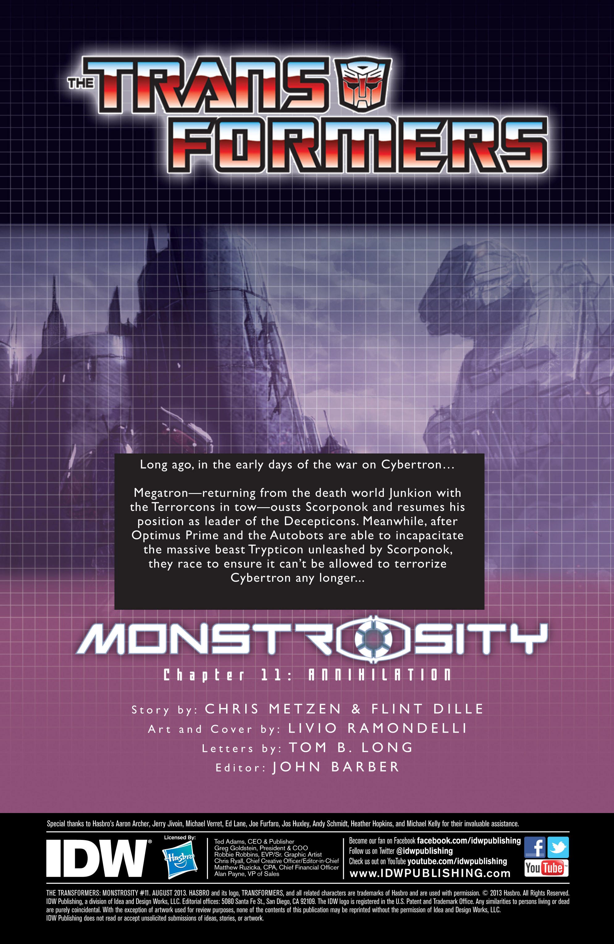 Read online The Transformers: Monstrosity comic -  Issue #11 - 2