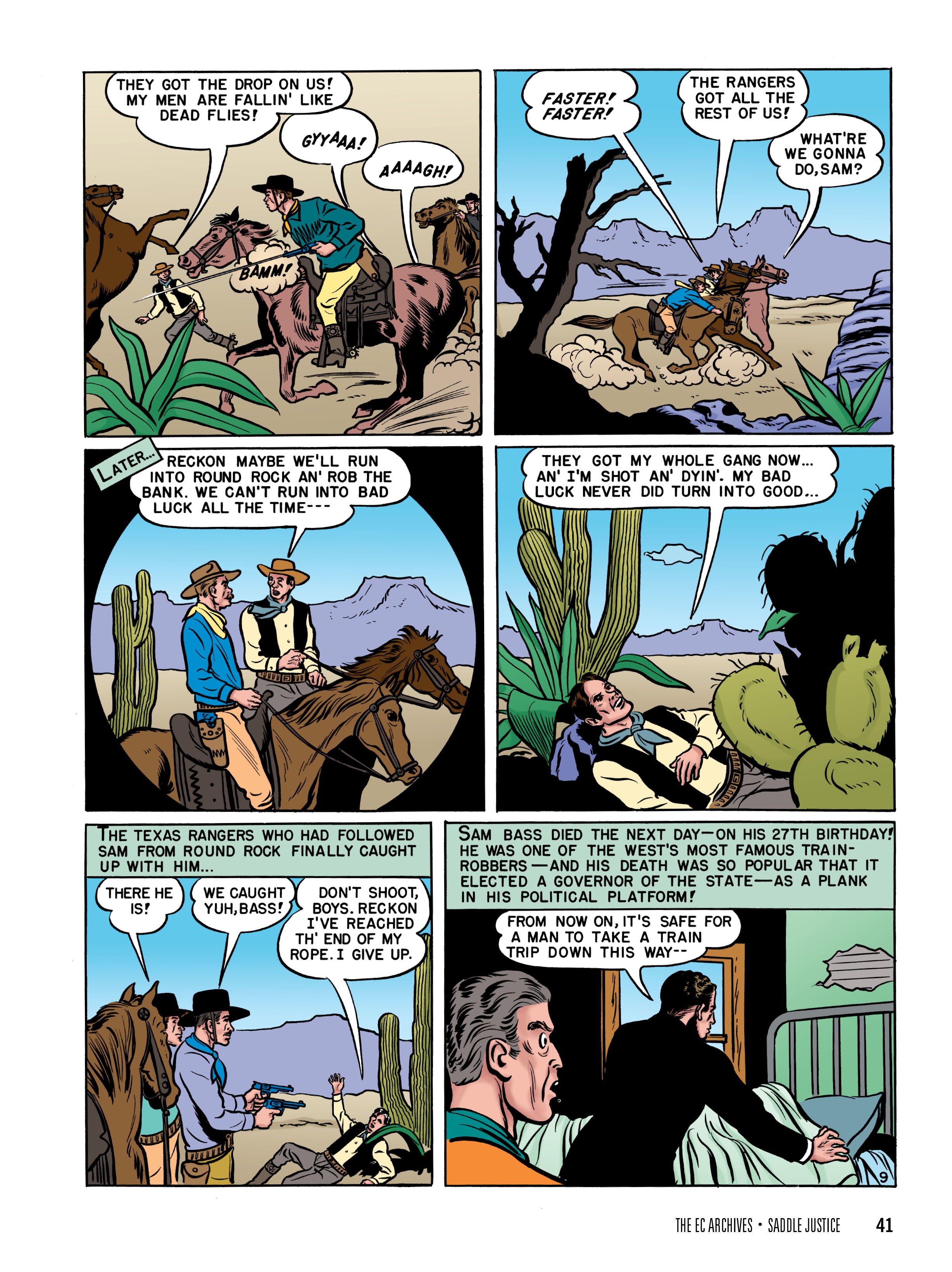 Read online The EC Archives: Saddle Justice comic -  Issue # TPB (Part 1) - 43