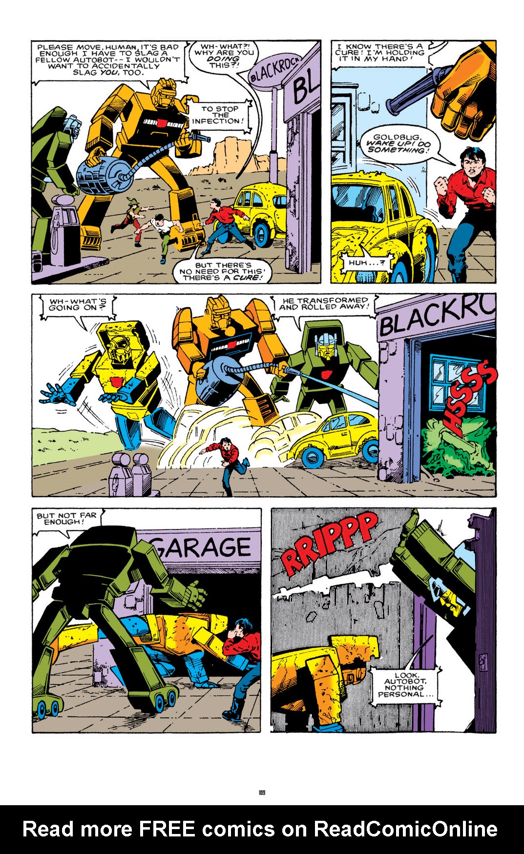 Read online The Transformers Classics comic -  Issue # TPB 3 - 110