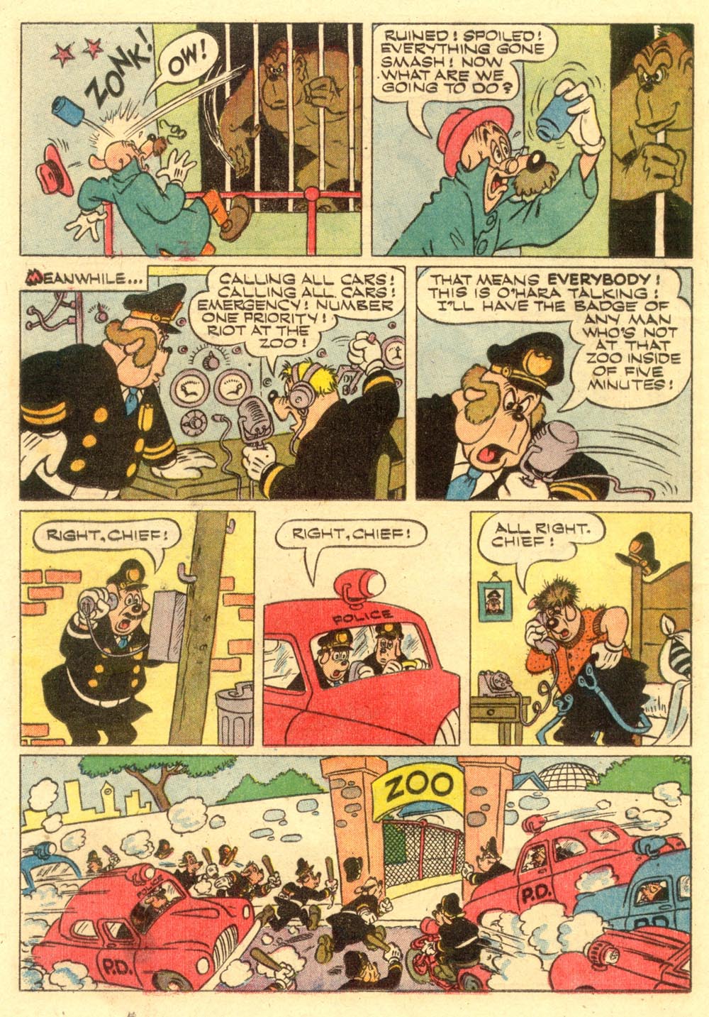Read online Walt Disney's Comics and Stories comic -  Issue #166 - 44