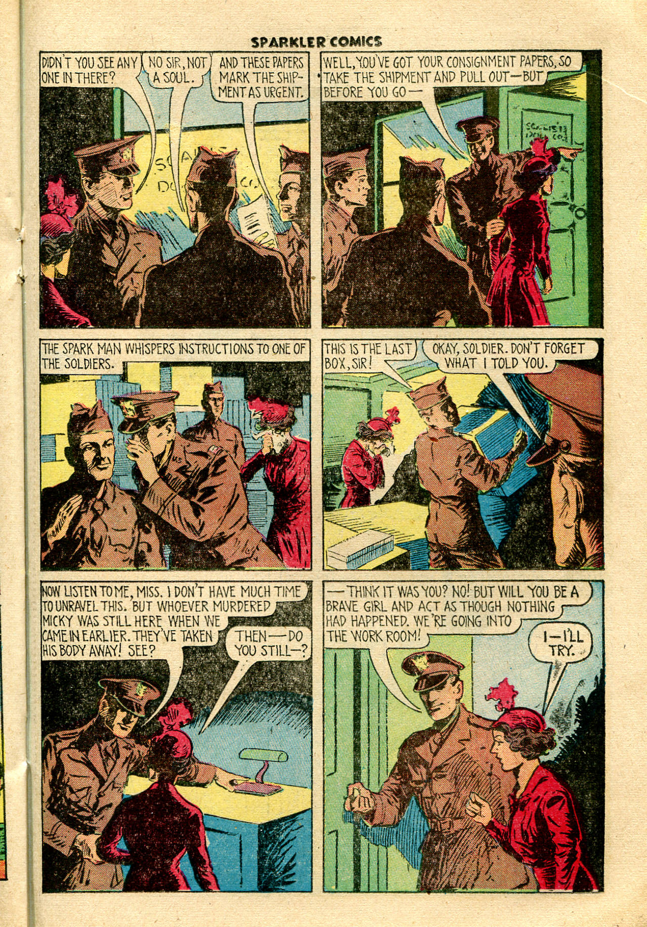 Read online Sparkler Comics comic -  Issue #41 - 31