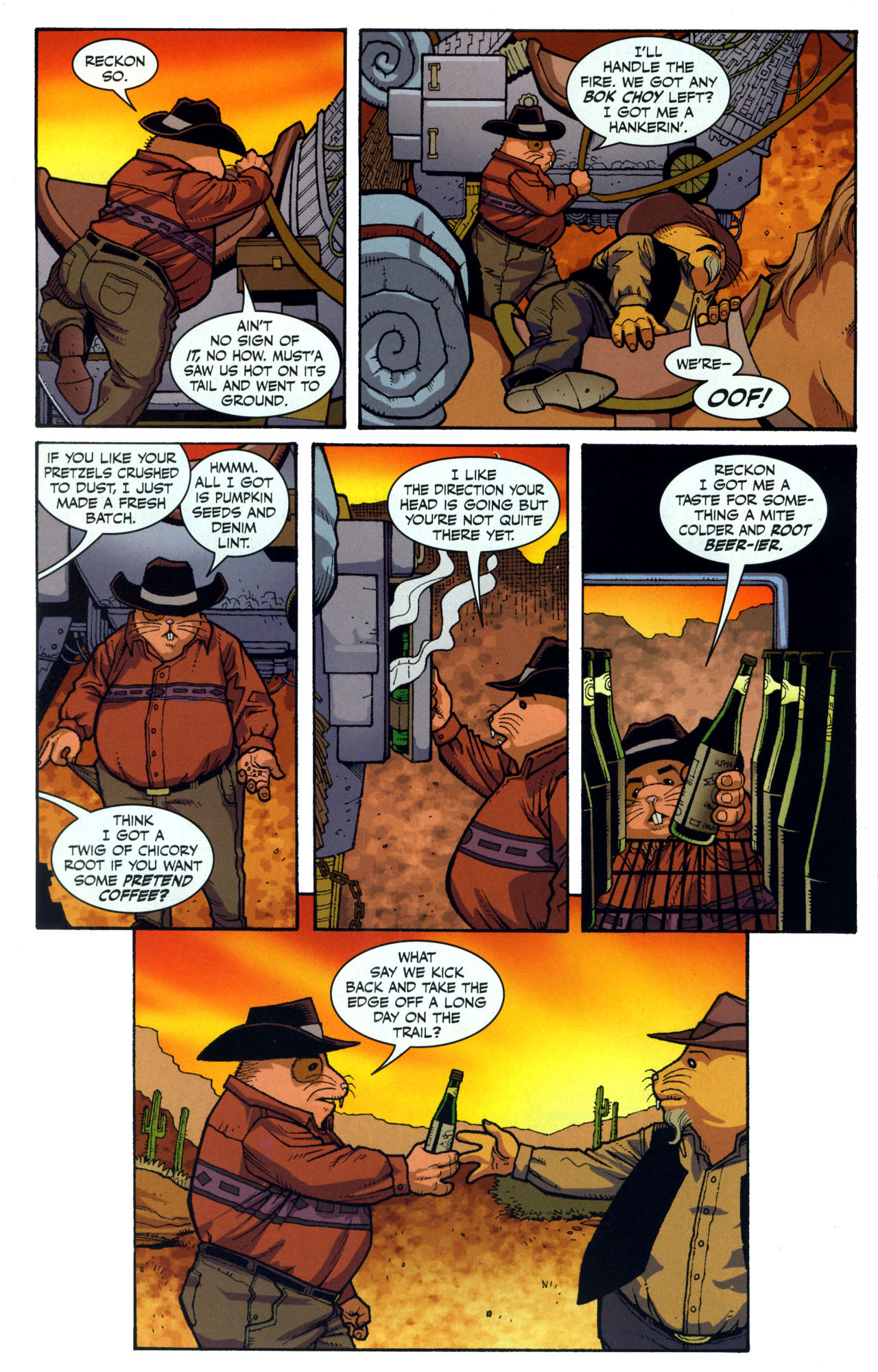 Read online Adolescent Radioactive Black Belt Hamsters (2008) comic -  Issue #3 - 4