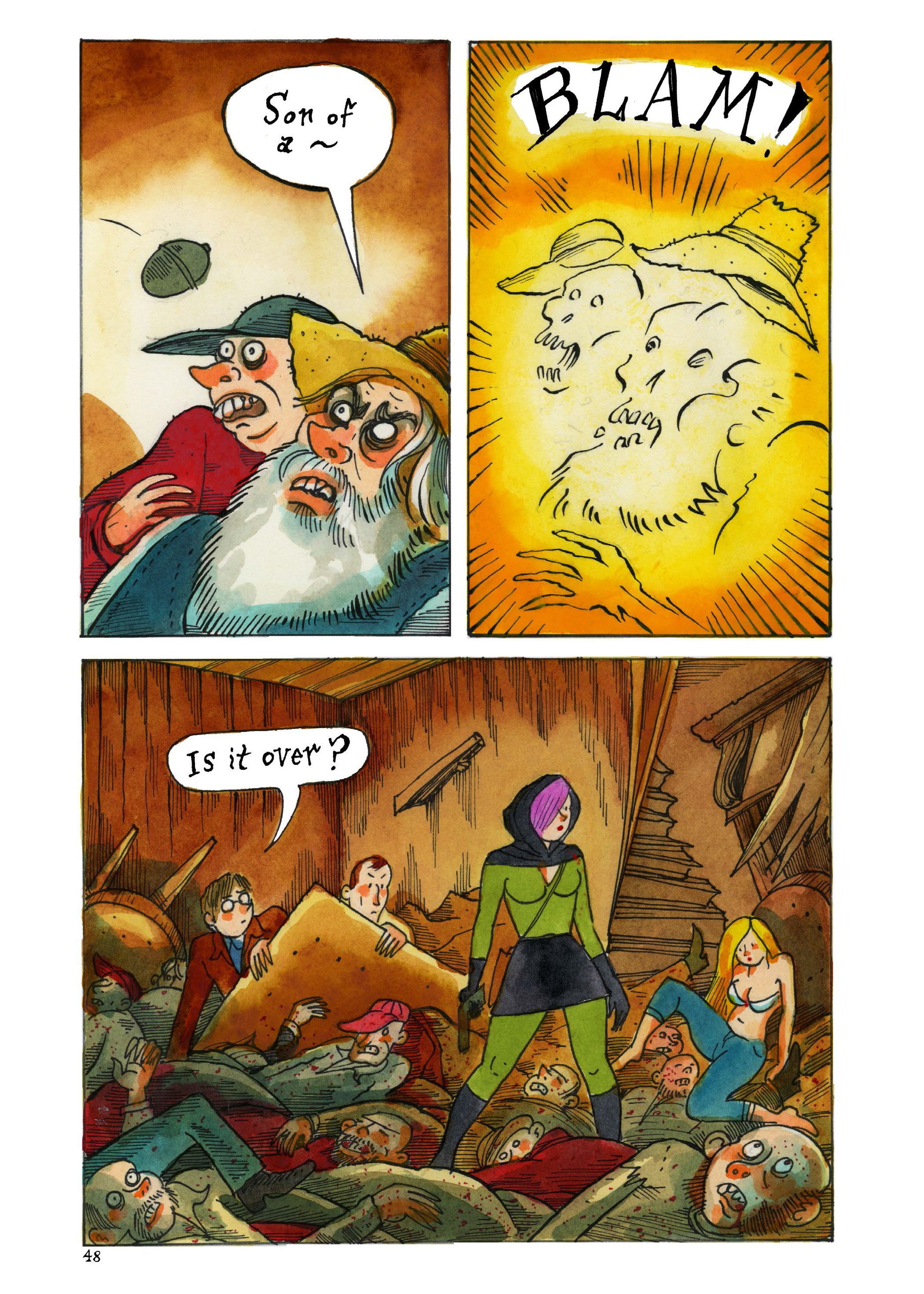 Read online Violenzia and Other Deadly Amusements comic -  Issue # TPB - 49