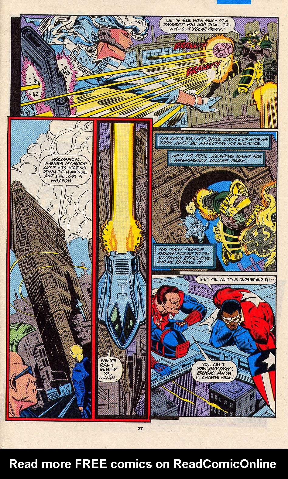 Read online Silver Sable and the Wild Pack comic -  Issue #3 - 21