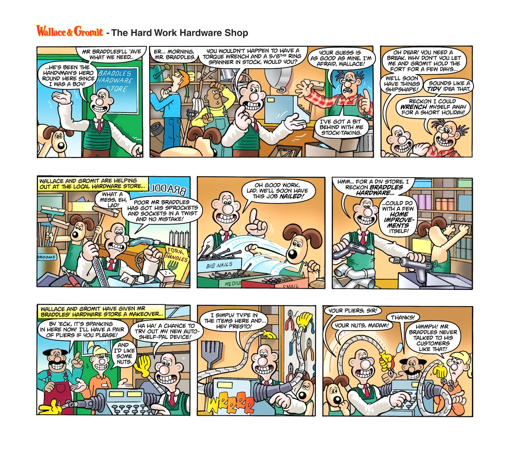 Read online Wallace & Gromit Dailies comic -  Issue #6 - 14