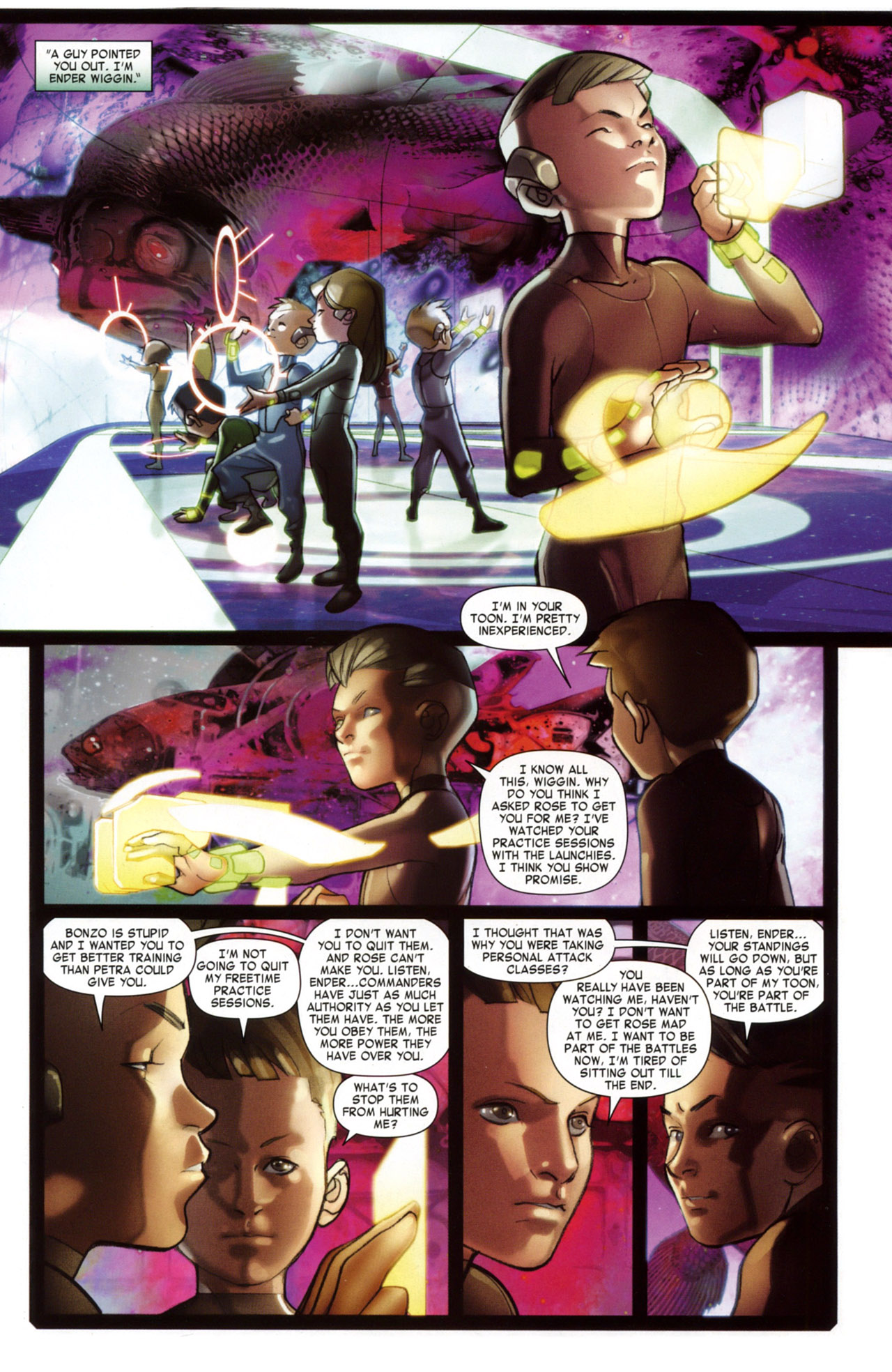 Read online Ender's Game: Battle School comic -  Issue #4 - 5