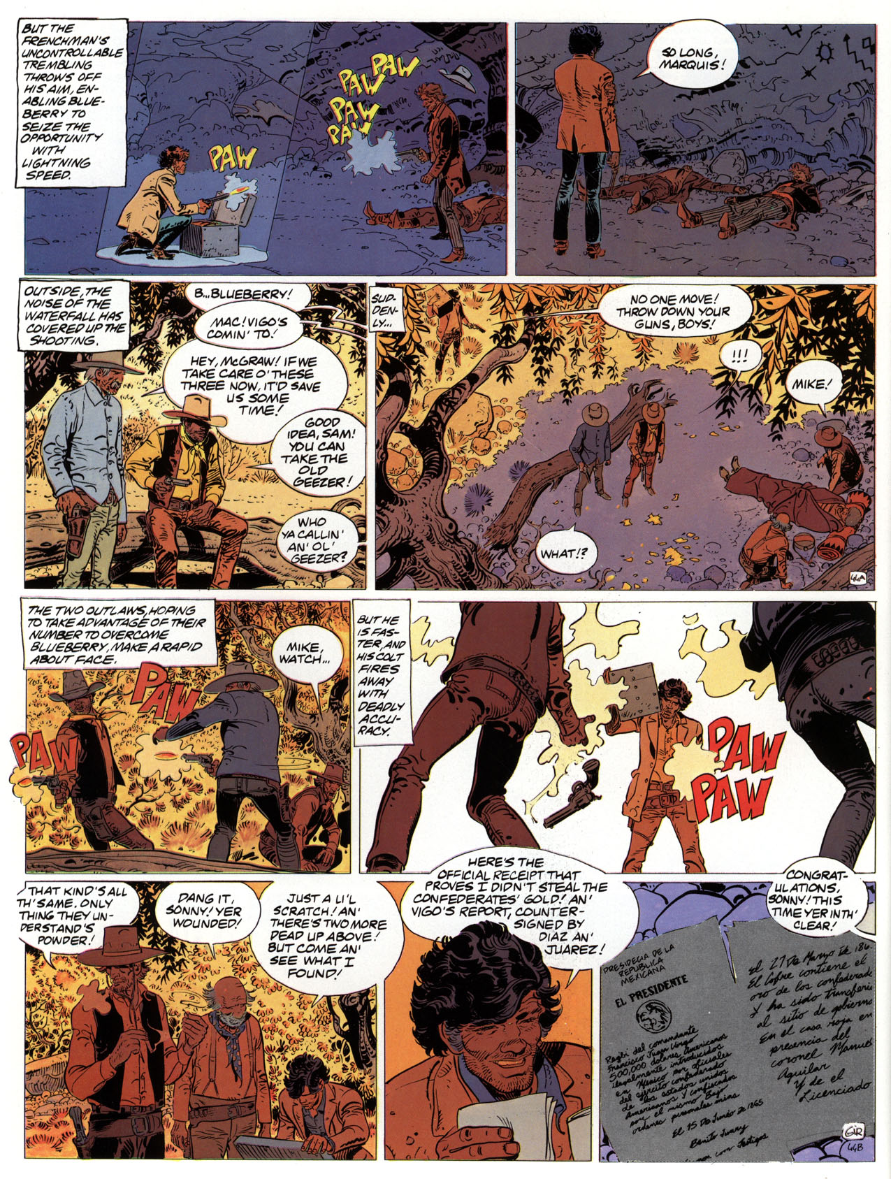 Read online Epic Graphic Novel: Blueberry comic -  Issue #5 - 50