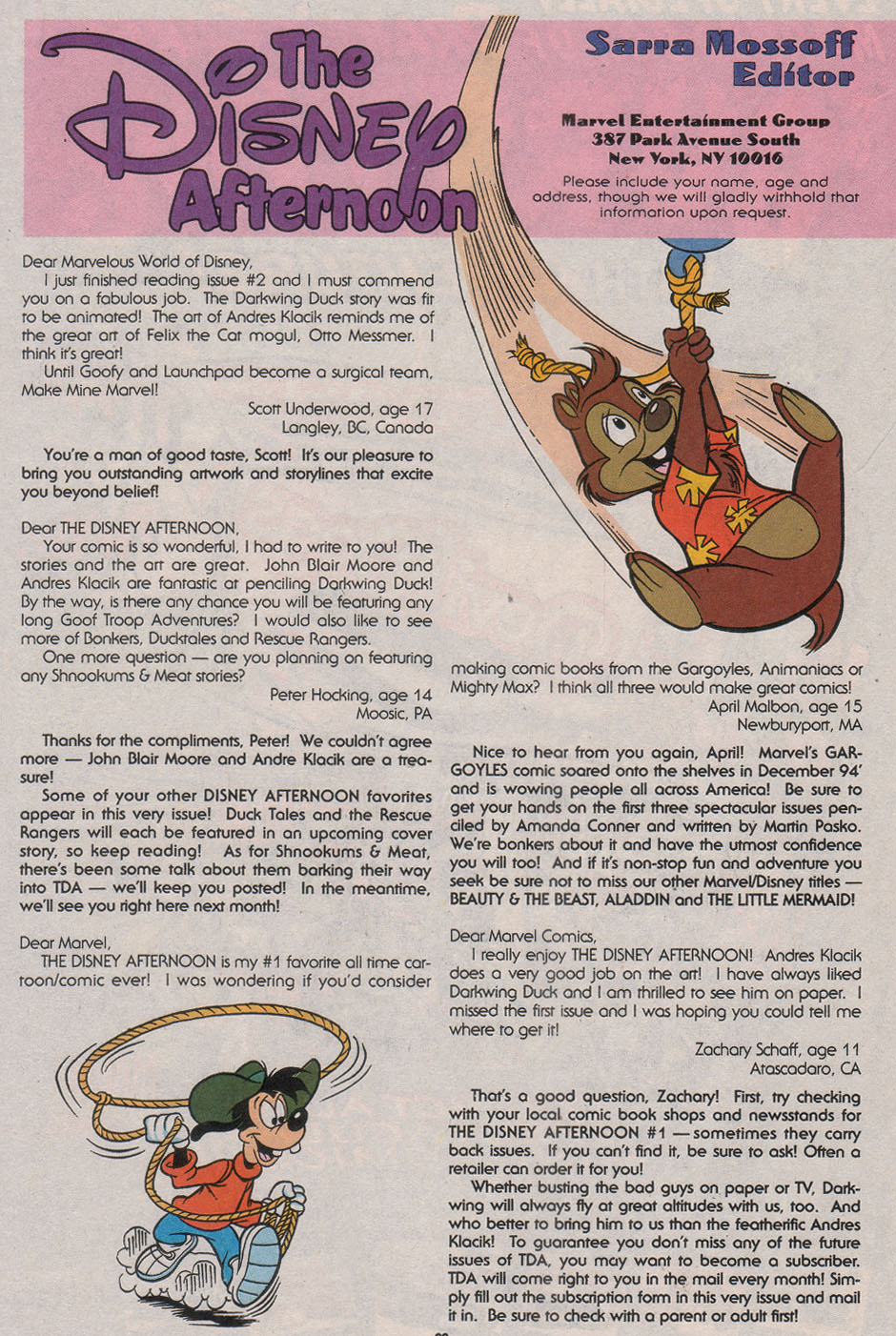 Read online The Disney Afternoon comic -  Issue #7 - 24