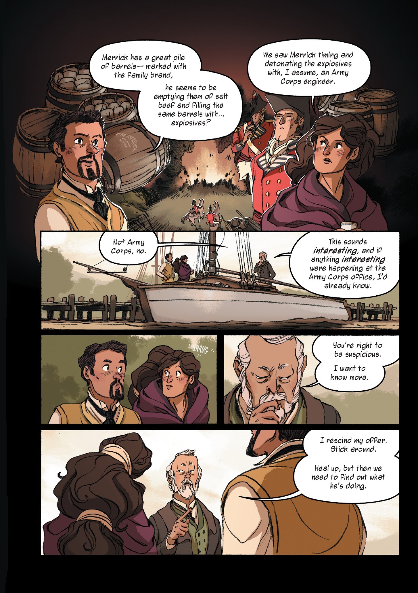 Read online Delilah Dirk and the King's Shilling comic -  Issue # TPB (Part 2) - 65