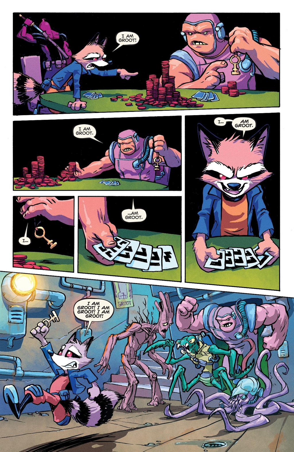 Read online Marvel-Verse: Rocket & Groot comic -  Issue # TPB - 49