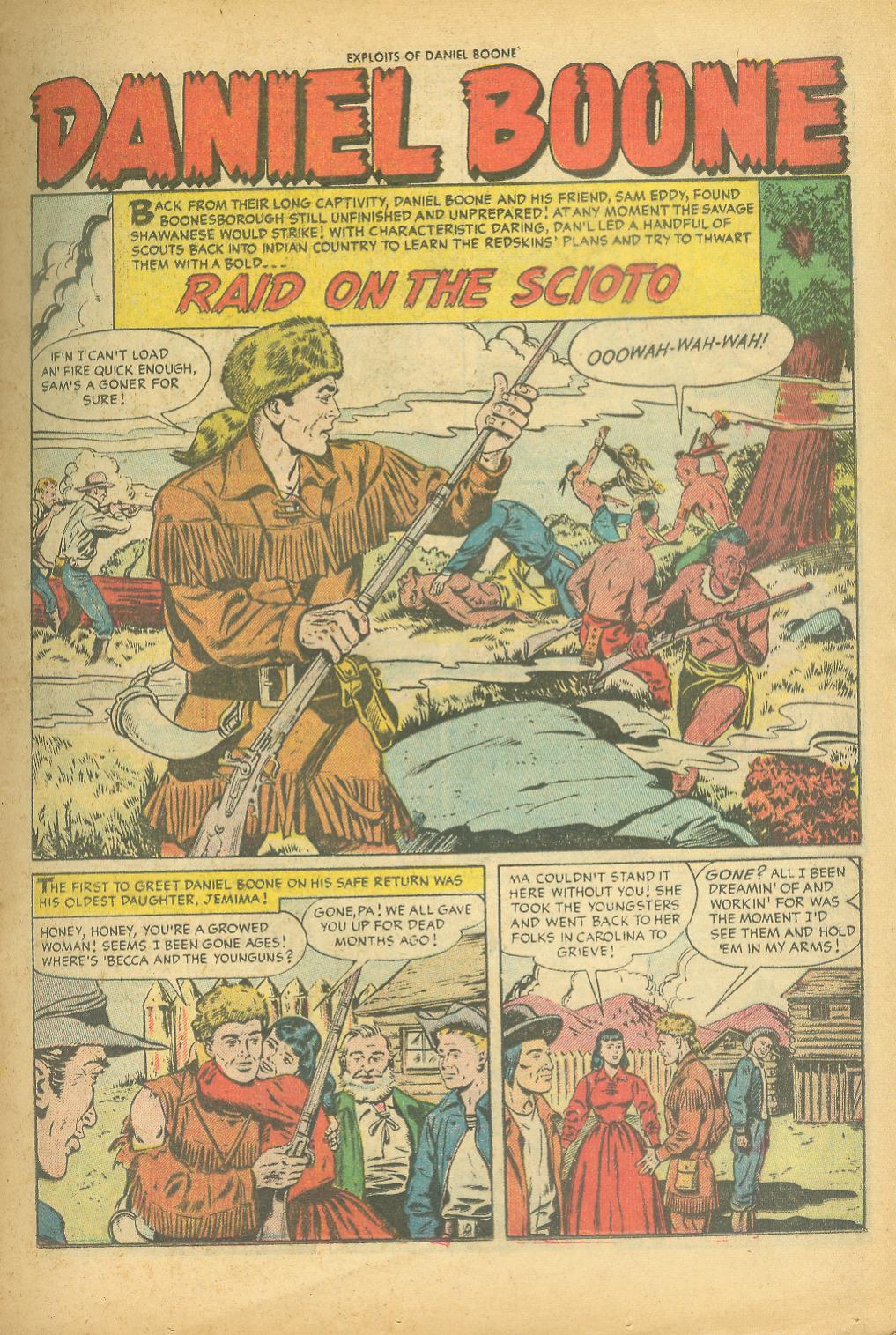 Read online Exploits of Daniel Boone comic -  Issue #1 - 13