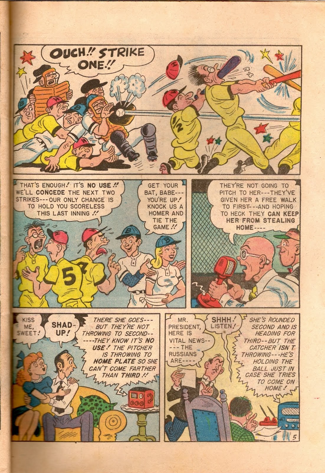 Read online Babe (1948) comic -  Issue #3 - 37