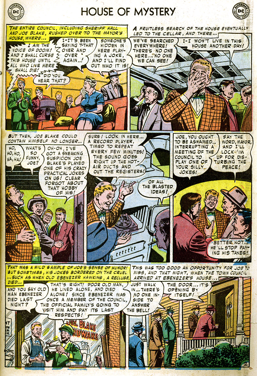 Read online House of Mystery (1951) comic -  Issue #8 - 27