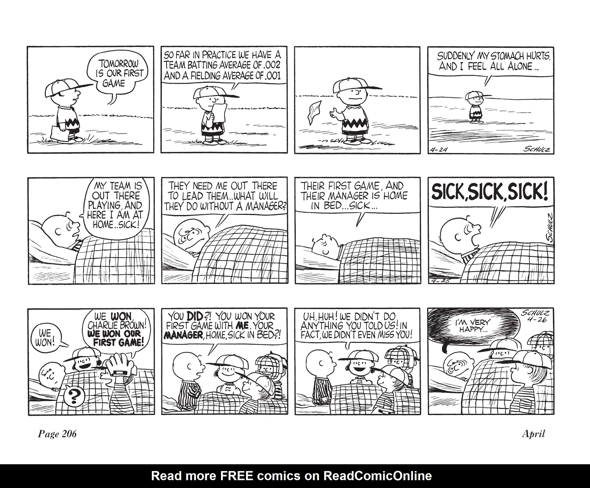 Read online The Complete Peanuts comic -  Issue # TPB 4 - 220