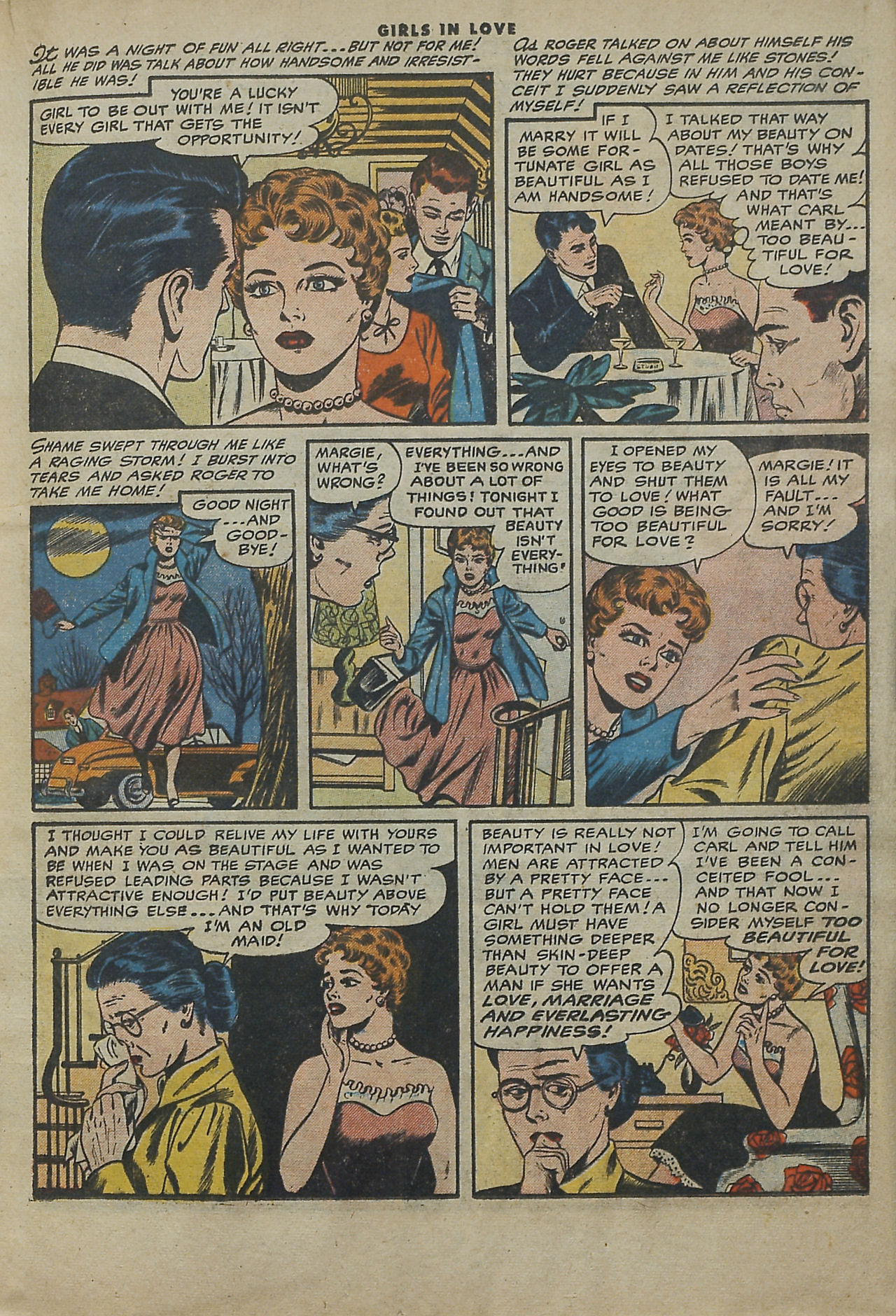 Read online Girls in Love (1955) comic -  Issue #52 - 17