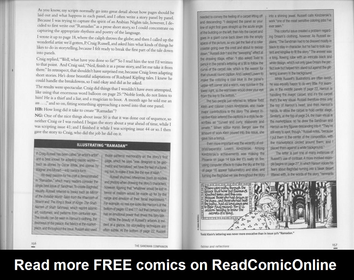 Read online The Sandman Companion comic -  Issue # TPB - 93