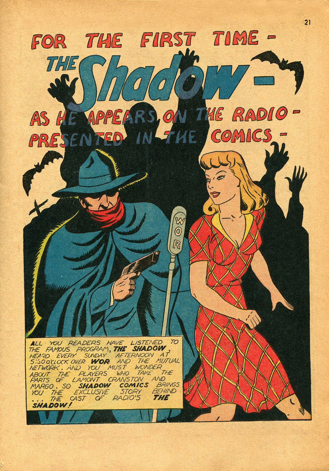 Read online Shadow Comics comic -  Issue #23 - 21