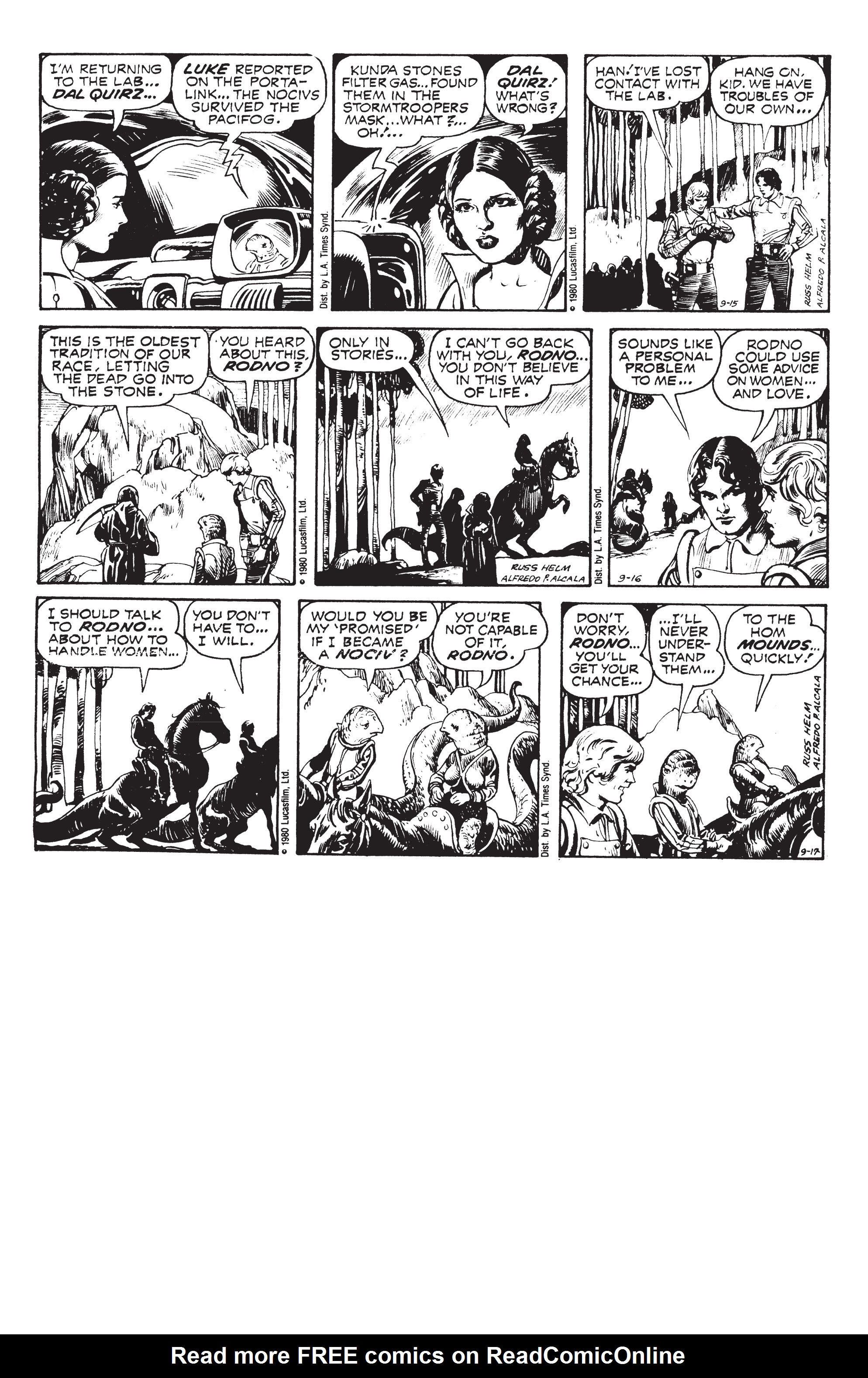 Read online Star Wars Legends: The Newspaper Strips - Epic Collection comic -  Issue # TPB (Part 3) - 96