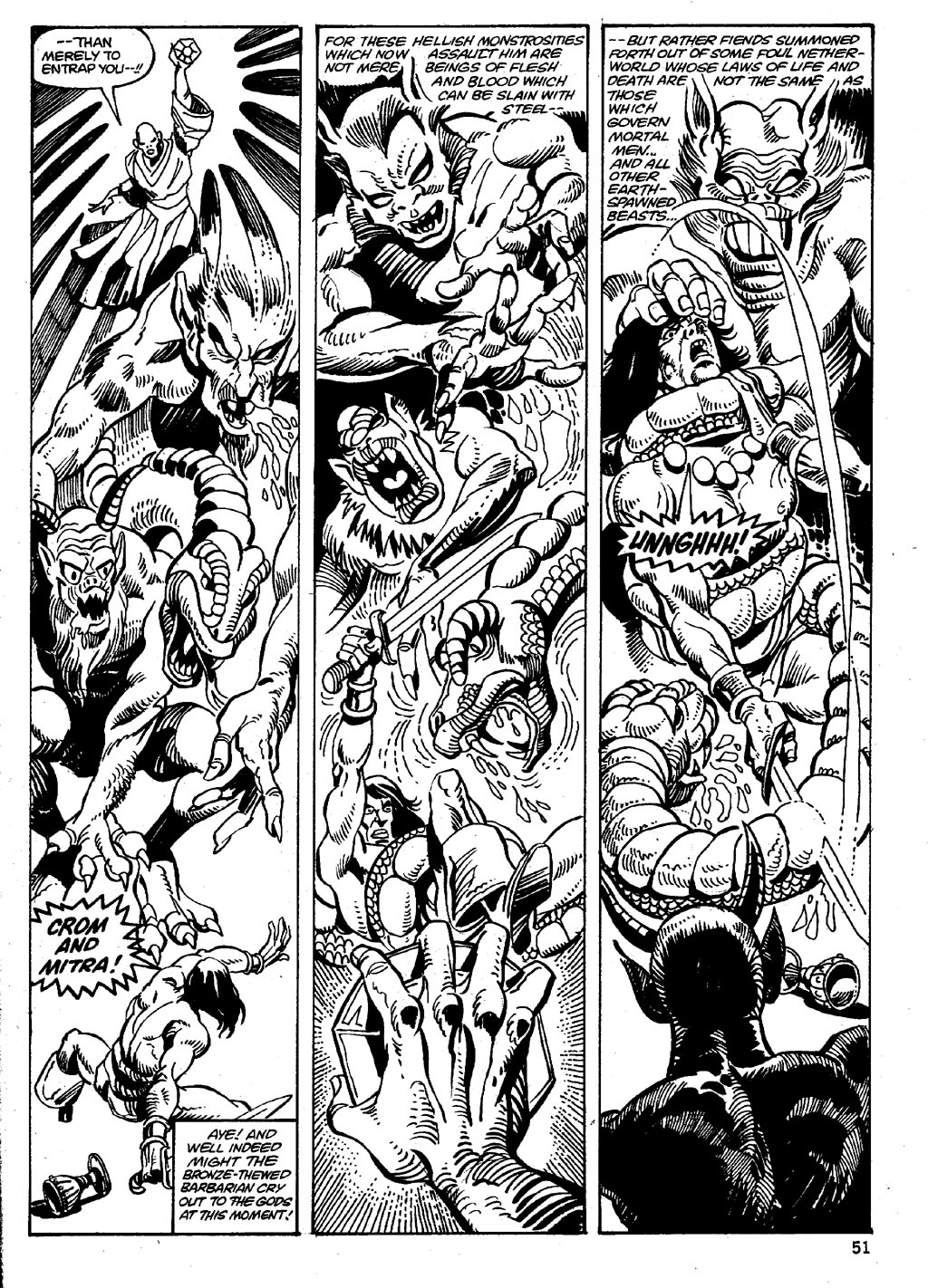 Read online The Savage Sword Of Conan comic -  Issue #86 - 51