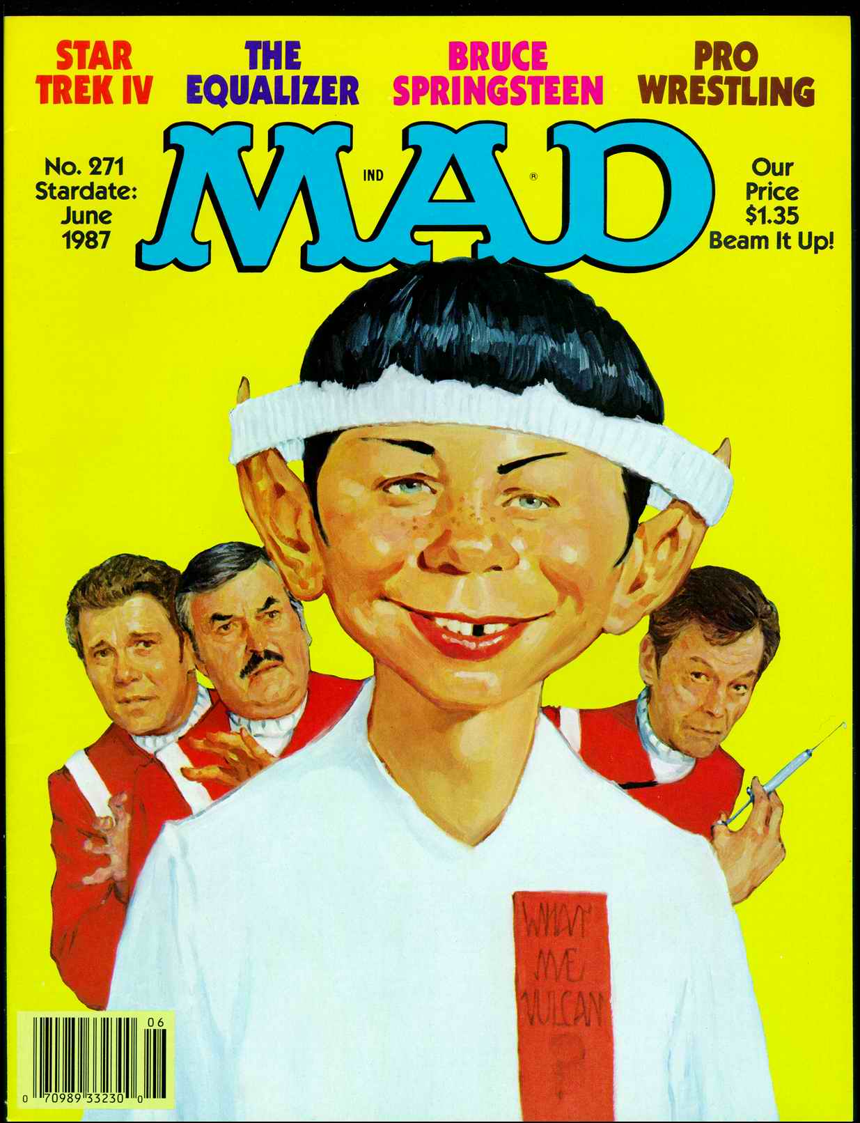 Read online MAD comic -  Issue #271 - 1