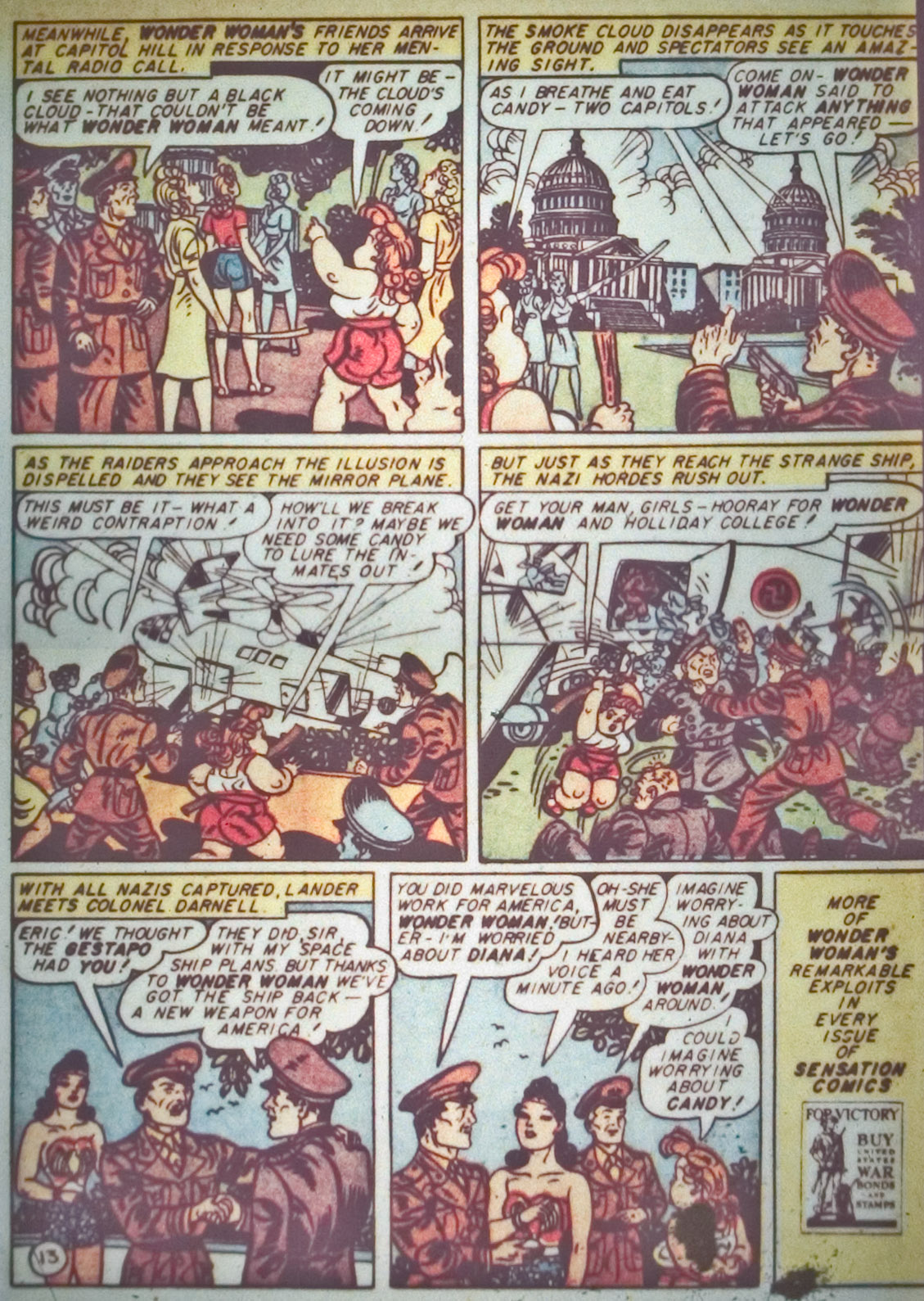 Read online Comic Cavalcade comic -  Issue #3 - 15