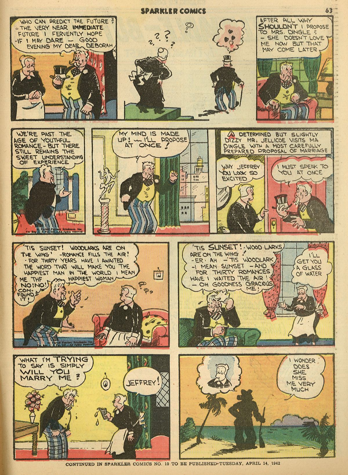 Read online Sparkler Comics comic -  Issue #9 - 64