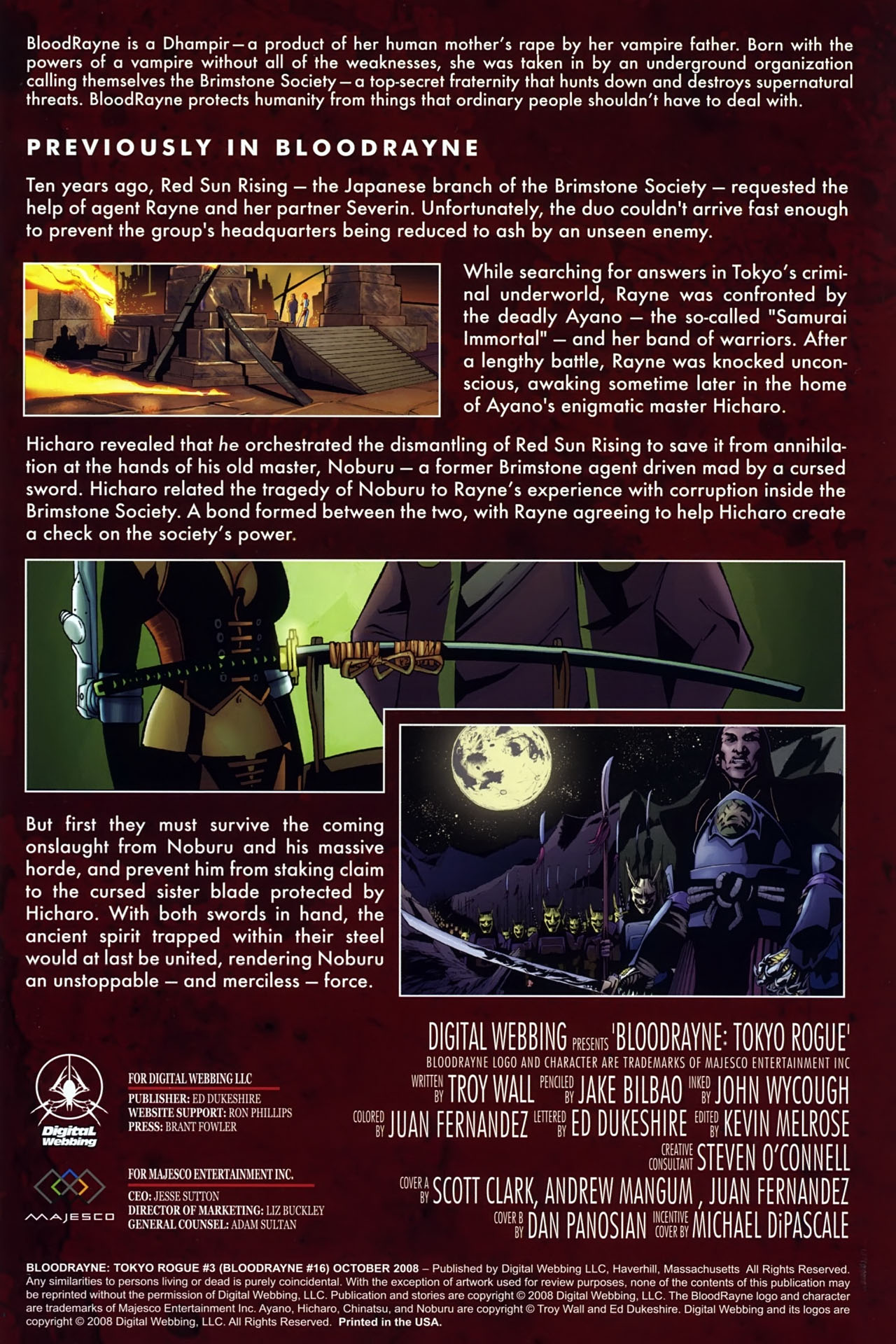 Read online BloodRayne: Tokyo Rogue comic -  Issue #3 - 3