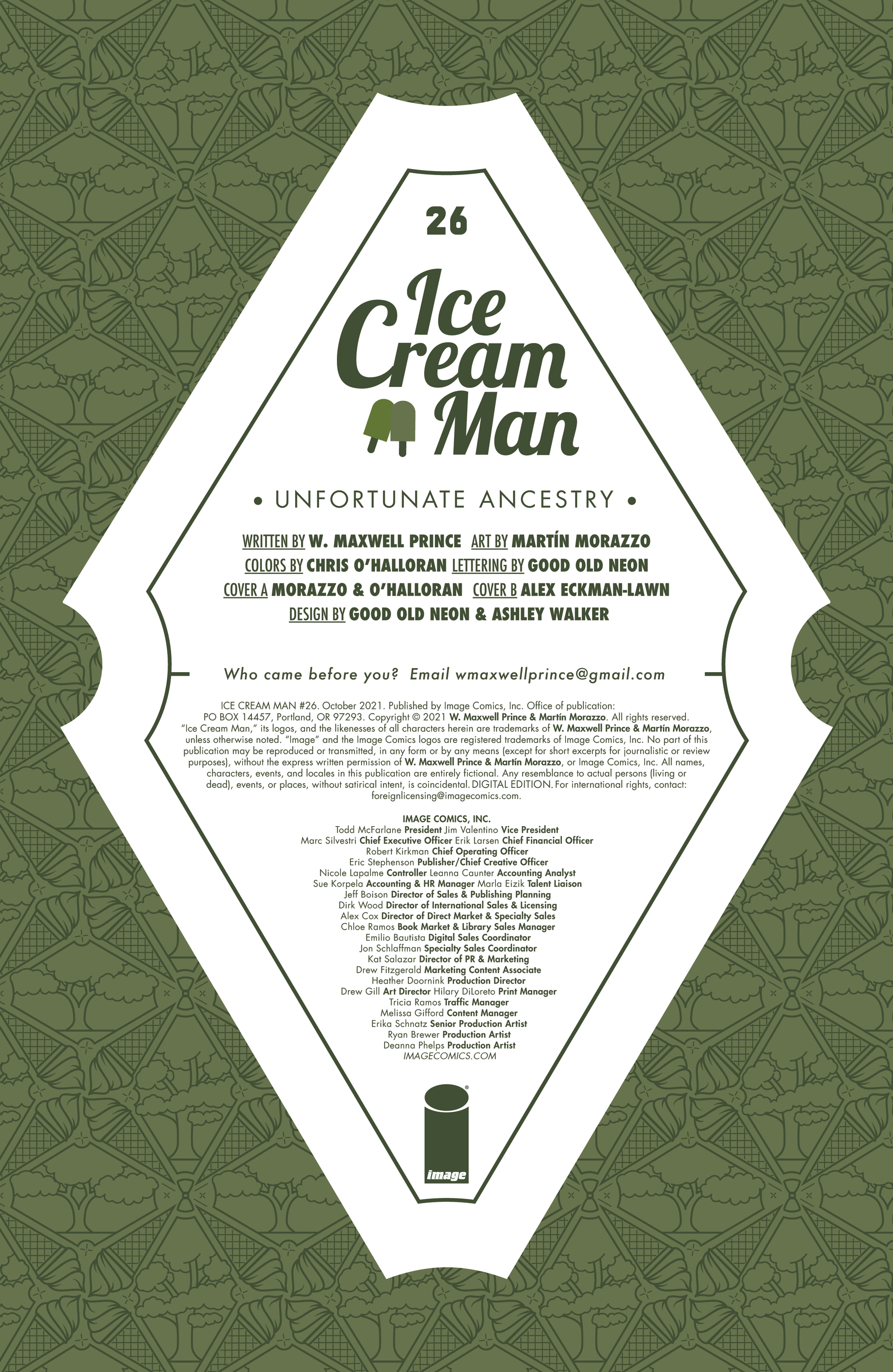 Read online Ice Cream Man comic -  Issue #26 - 2