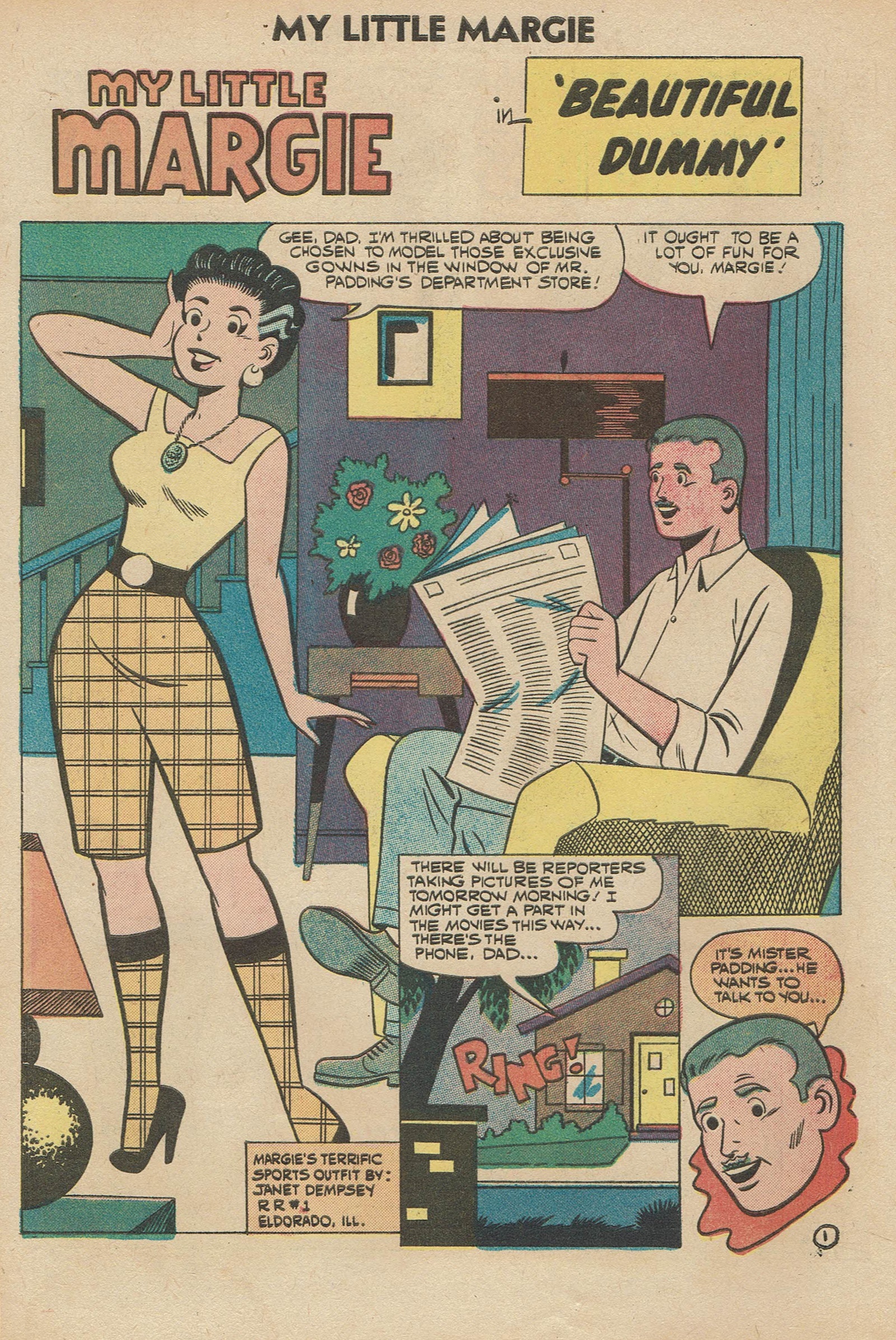 Read online My Little Margie (1954) comic -  Issue #26 - 28