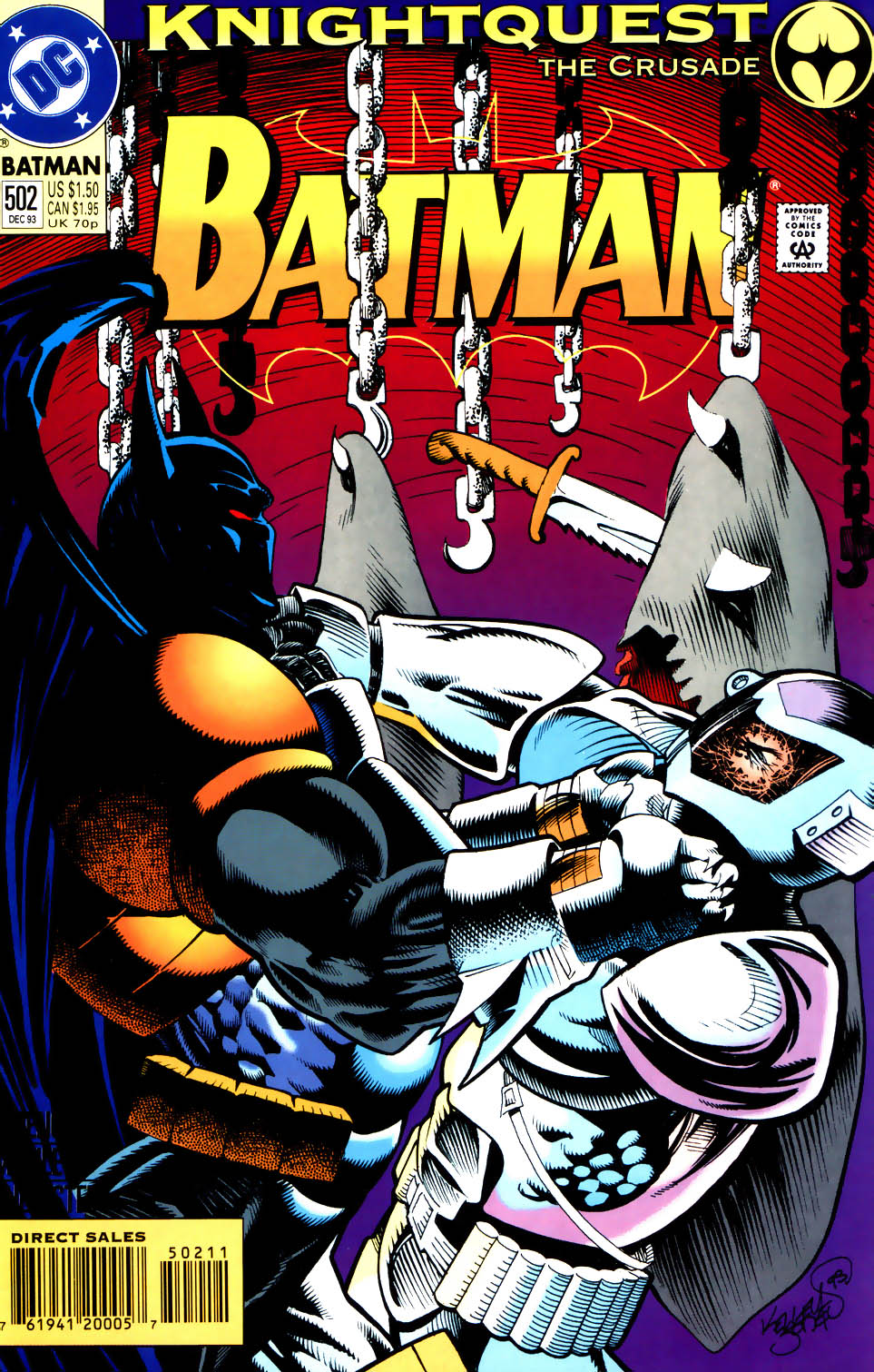 <{ $series->title }} issue Batman: Knightfall The Crusade - Issue #8 - Page 1