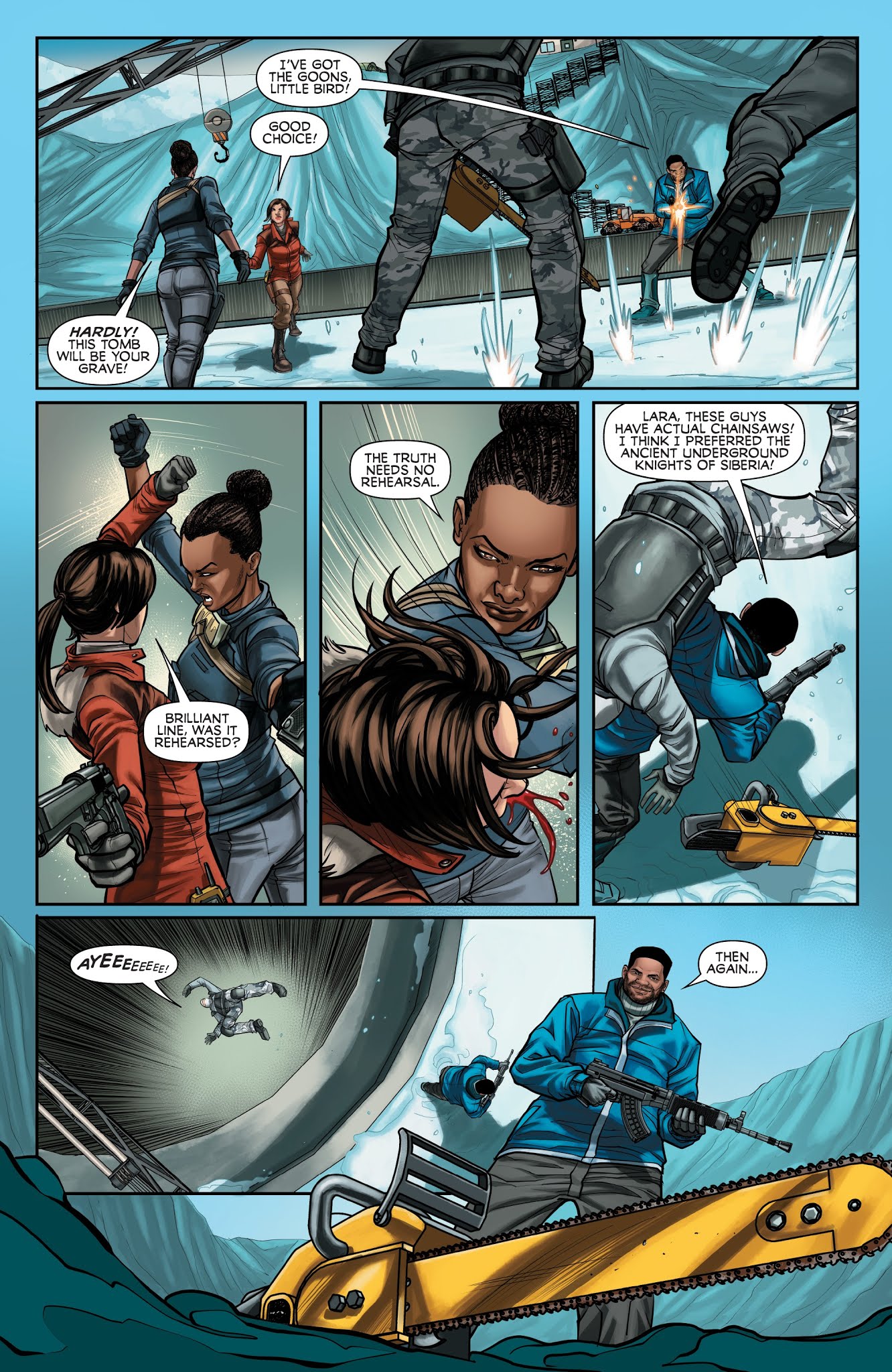 Read online Tomb Raider: Inferno comic -  Issue #4 - 8