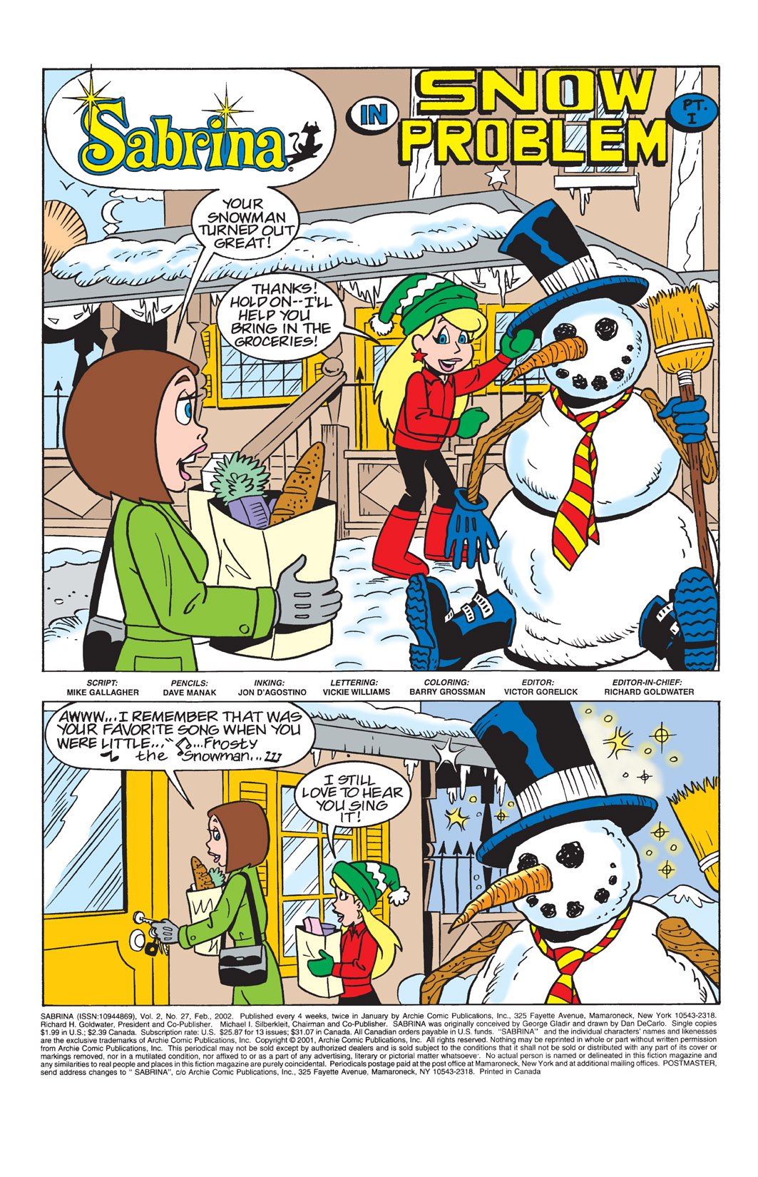 Read online Sabrina the Teenage Witch (2000) comic -  Issue #27 - 2
