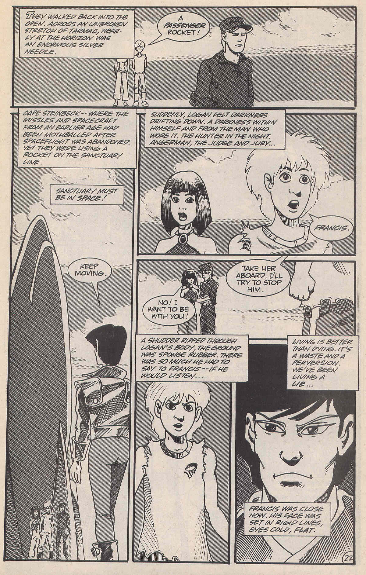 Read online Logan's Run (1990) comic -  Issue #6 - 24