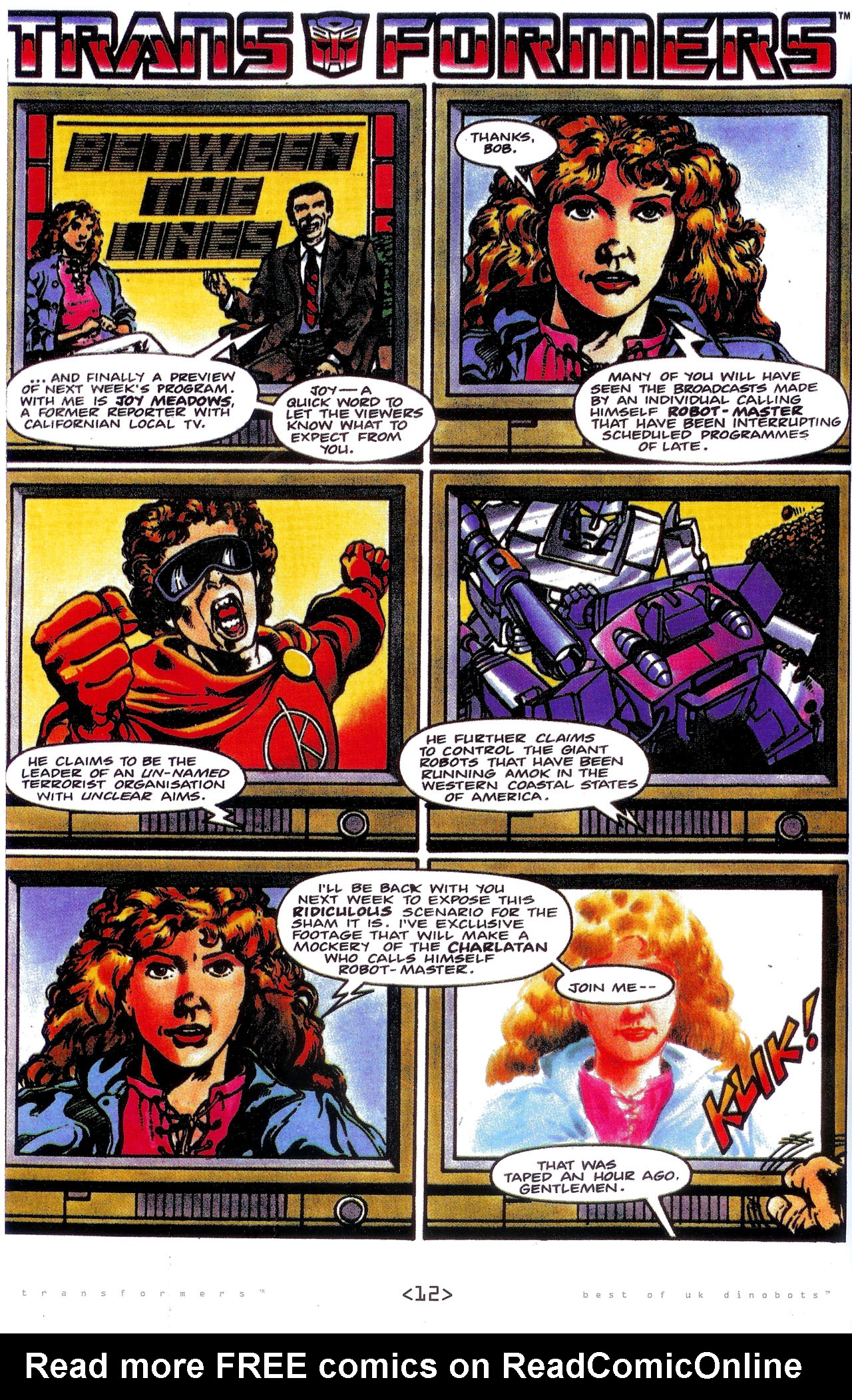 Read online The Transformers: Best of UK: Dinobots comic -  Issue #4 - 15
