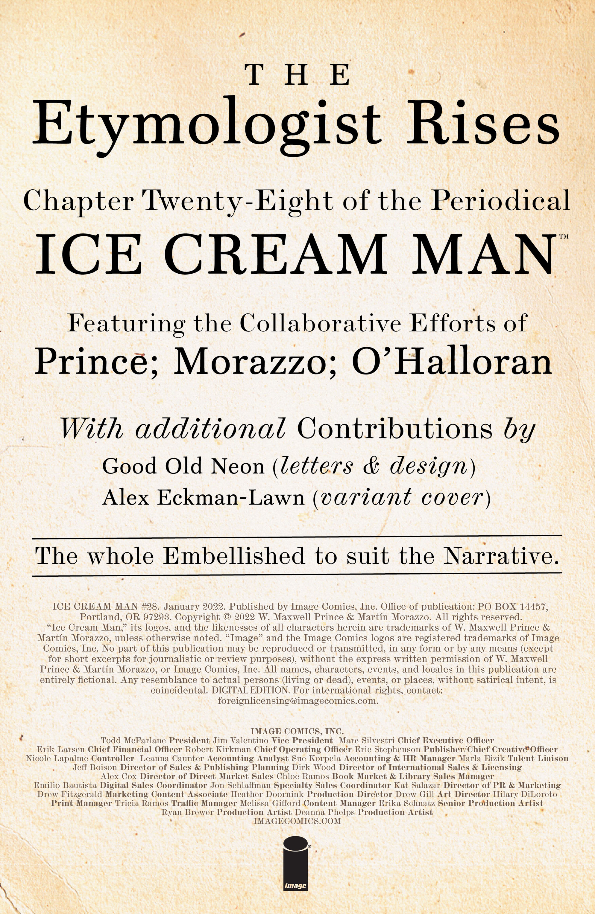 Read online Ice Cream Man comic -  Issue #28 - 2