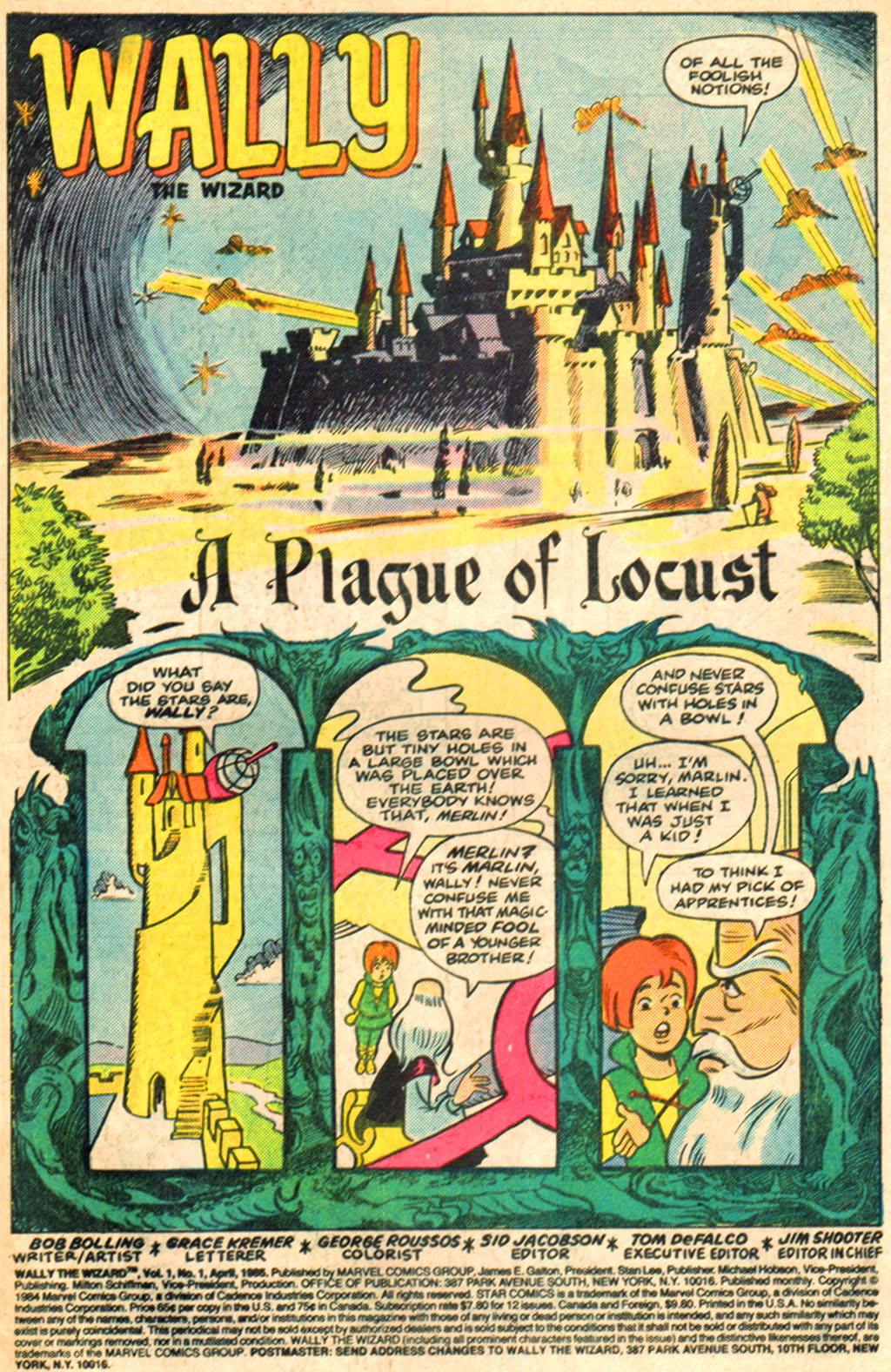 Read online Wally the Wizard comic -  Issue #1 - 2