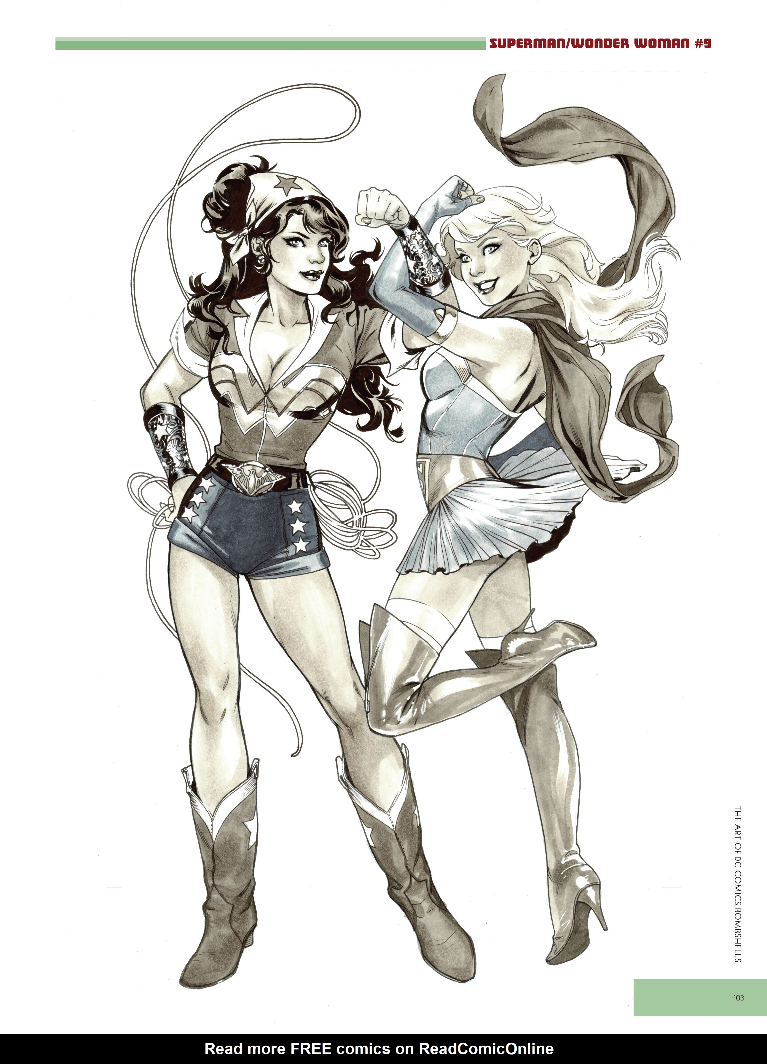 Read online The Art of DC Comics Bombshells comic -  Issue # TPB (Part 1) - 62