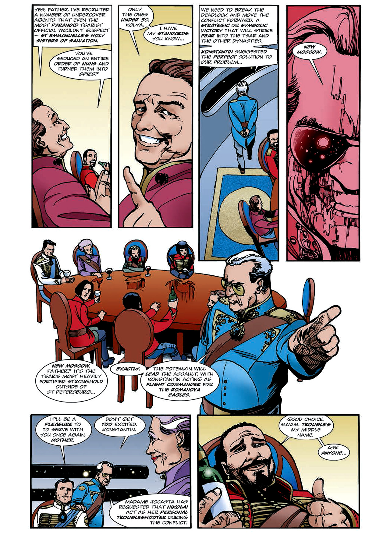Read online Nikolai Dante comic -  Issue # TPB 4 - 110