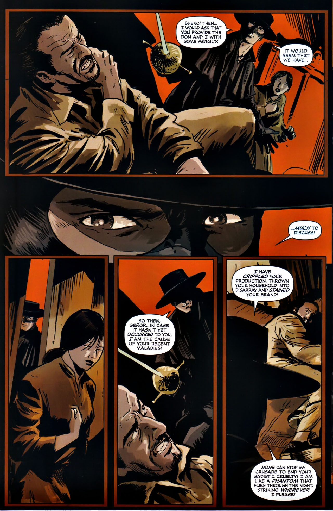 Read online Zorro (2008) comic -  Issue #17 - 19