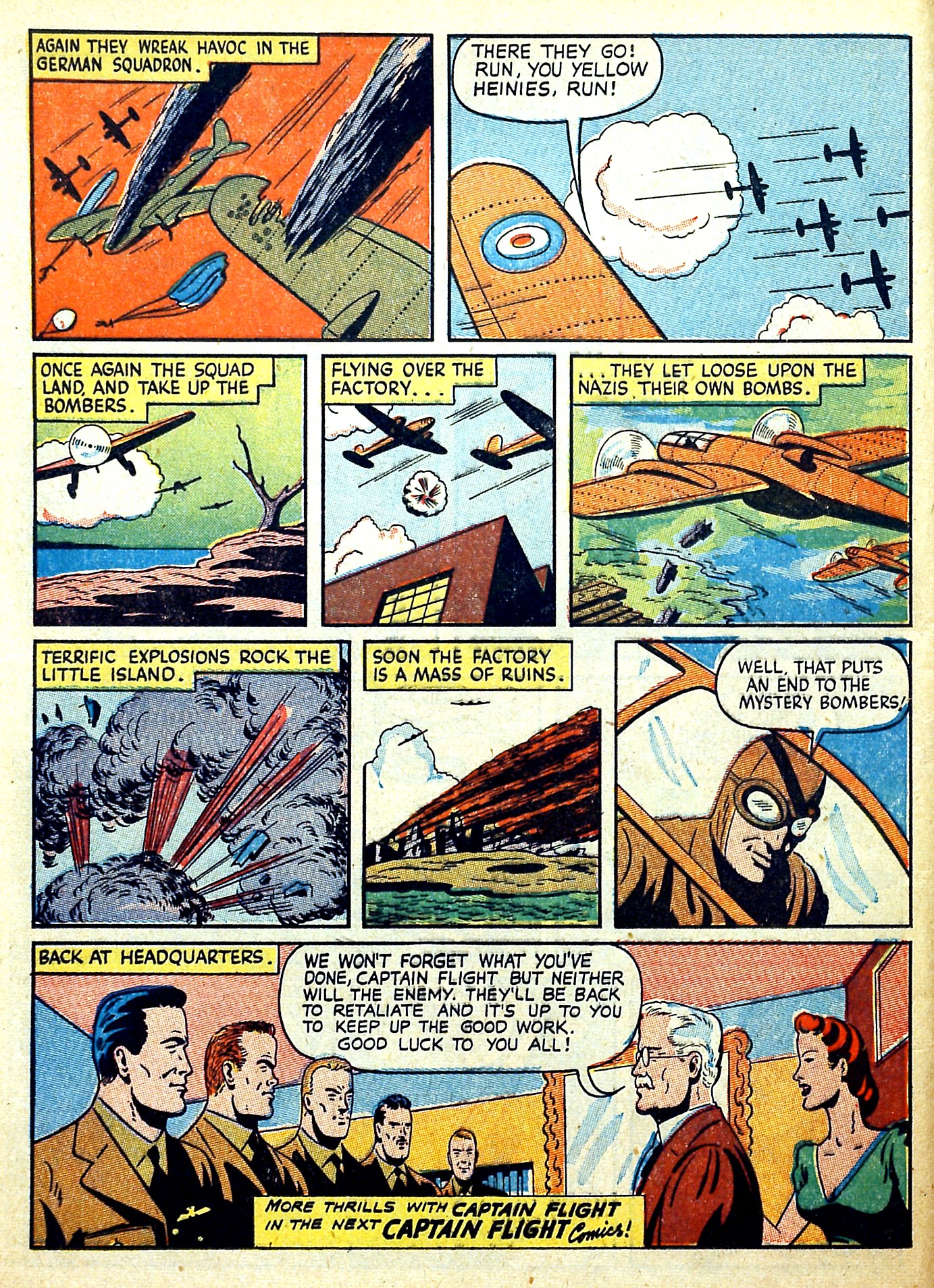 Read online Captain Flight Comics comic -  Issue #3 - 16