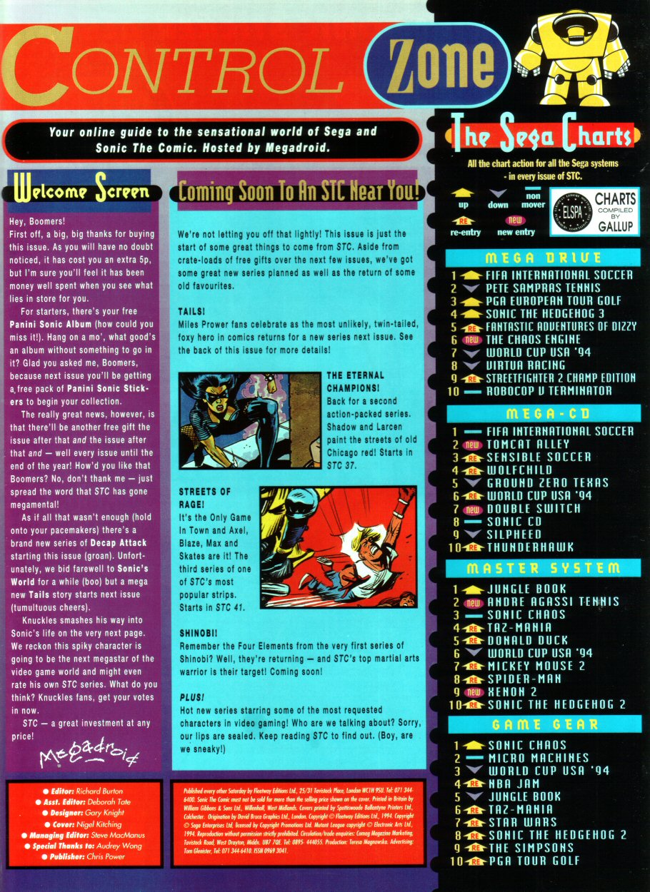 Read online Sonic the Comic comic -  Issue #34 - 2