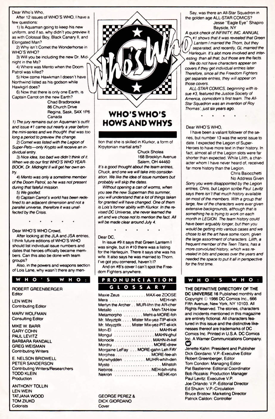 Read online Who's Who: The Definitive Directory of the DC Universe comic -  Issue #16 - 2