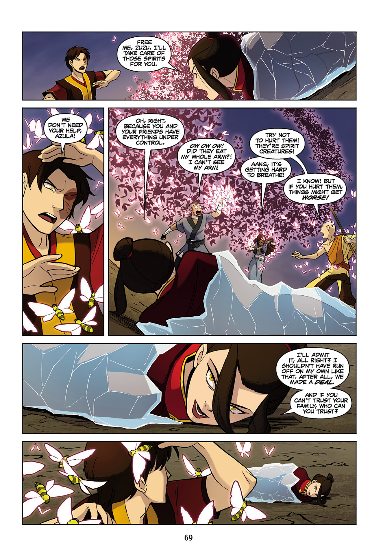 Read online Nickelodeon Avatar: The Last Airbender - The Search comic -  Issue # Part 1 - 70