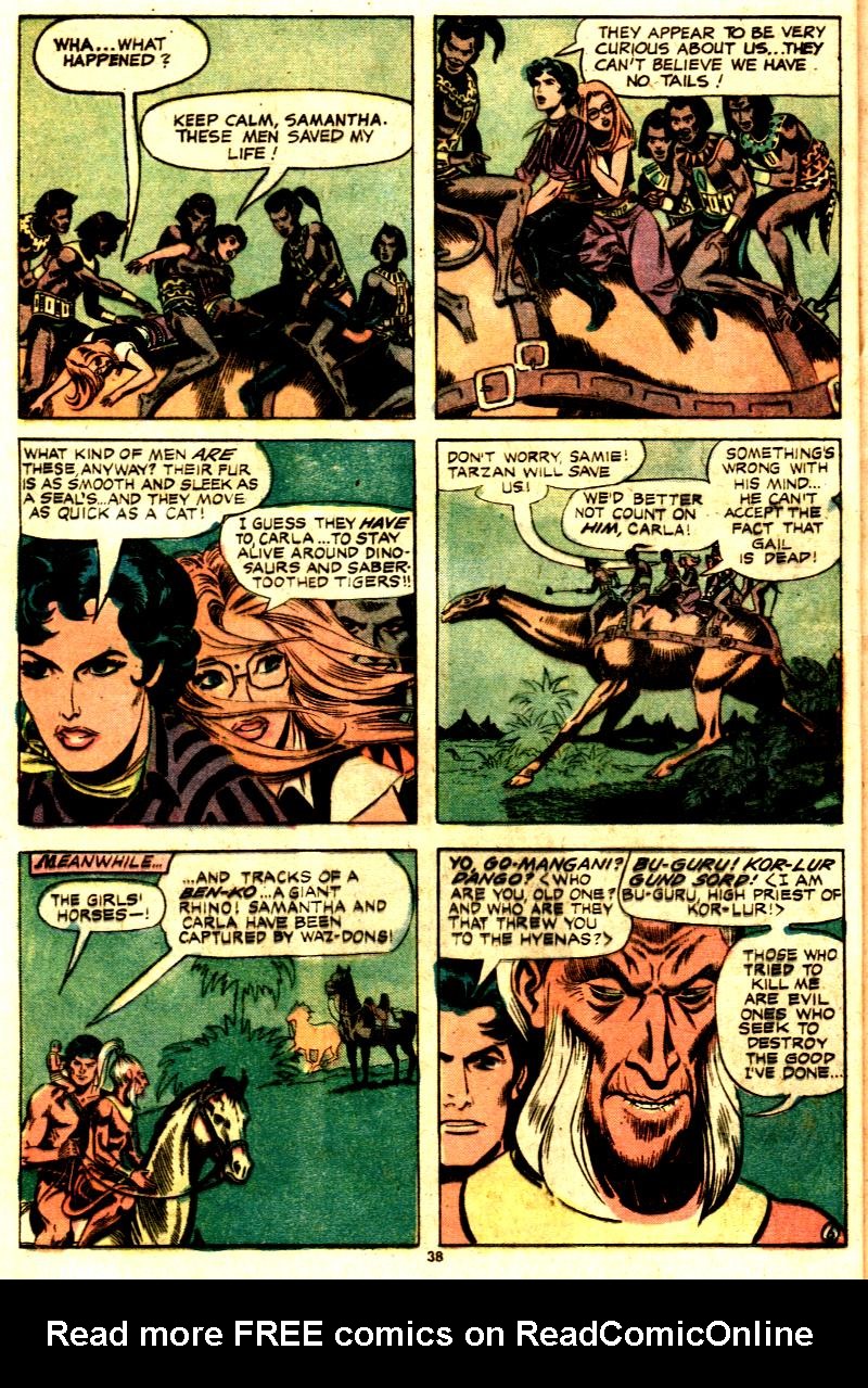 Read online Tarzan (1972) comic -  Issue #232 - 35