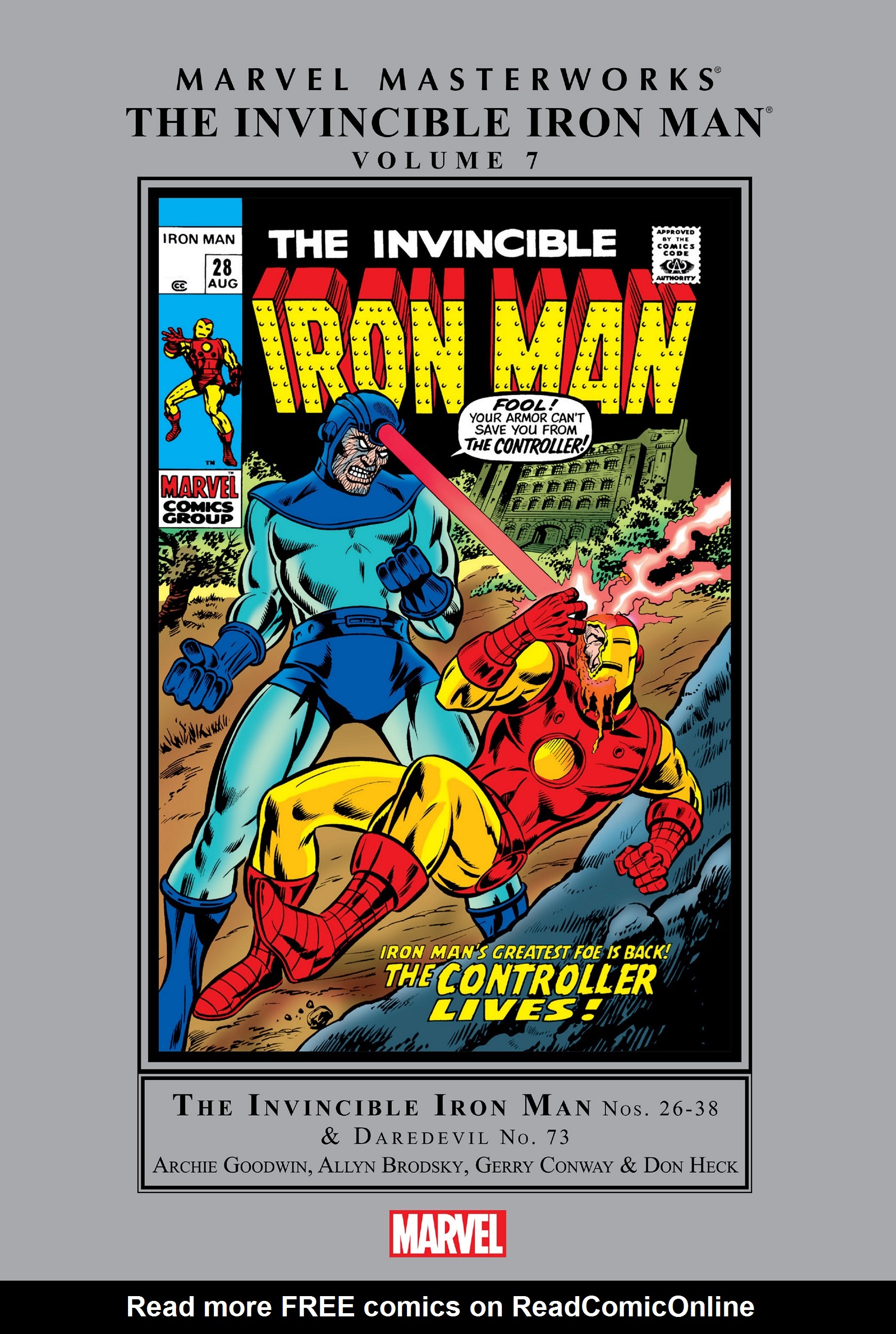 Read online Marvel Masterworks: The Invincible Iron Man comic -  Issue # TPB 7 (Part 1) - 1