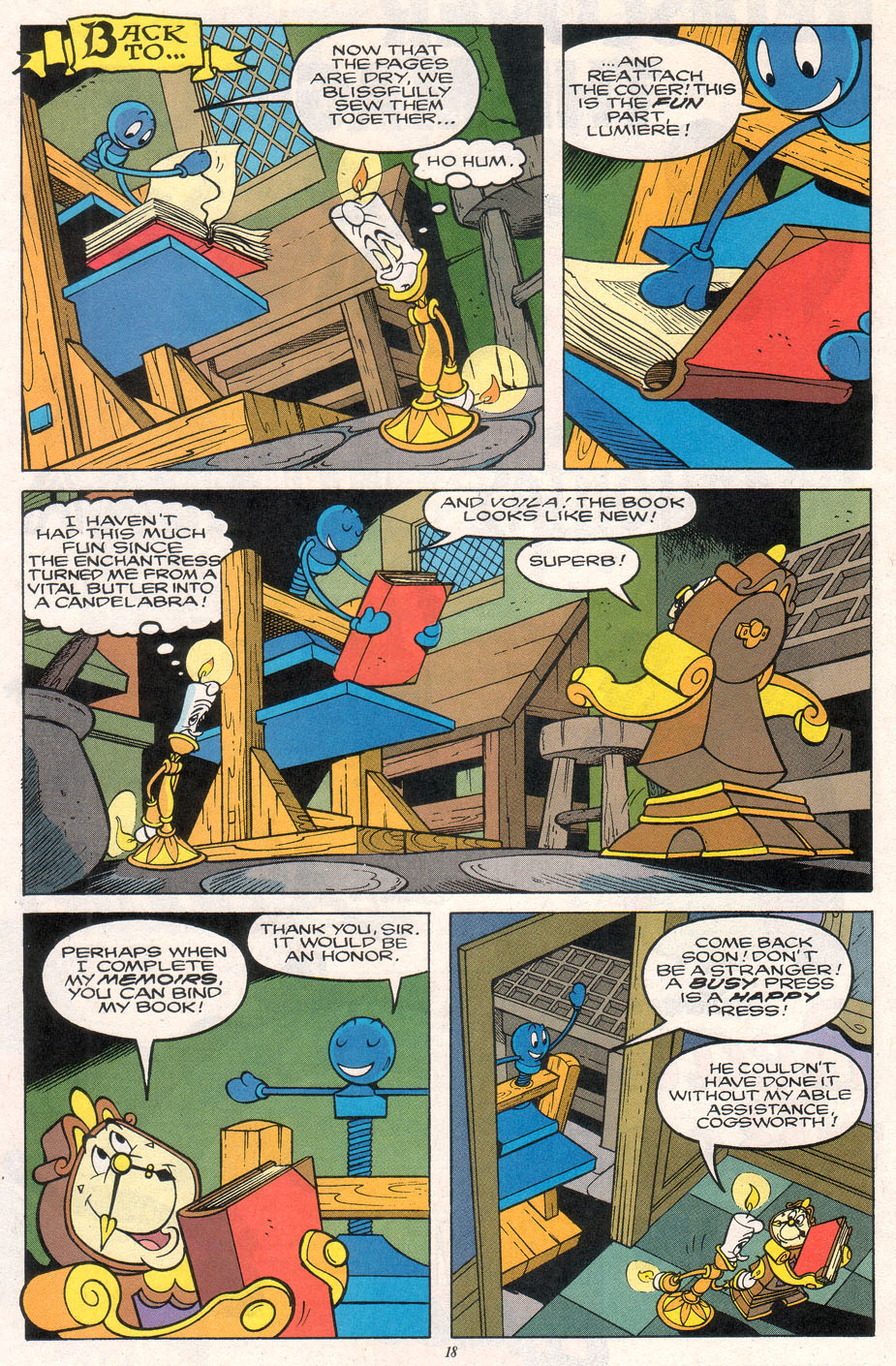 Read online Disney's Beauty and the Beast comic -  Issue #12 - 19