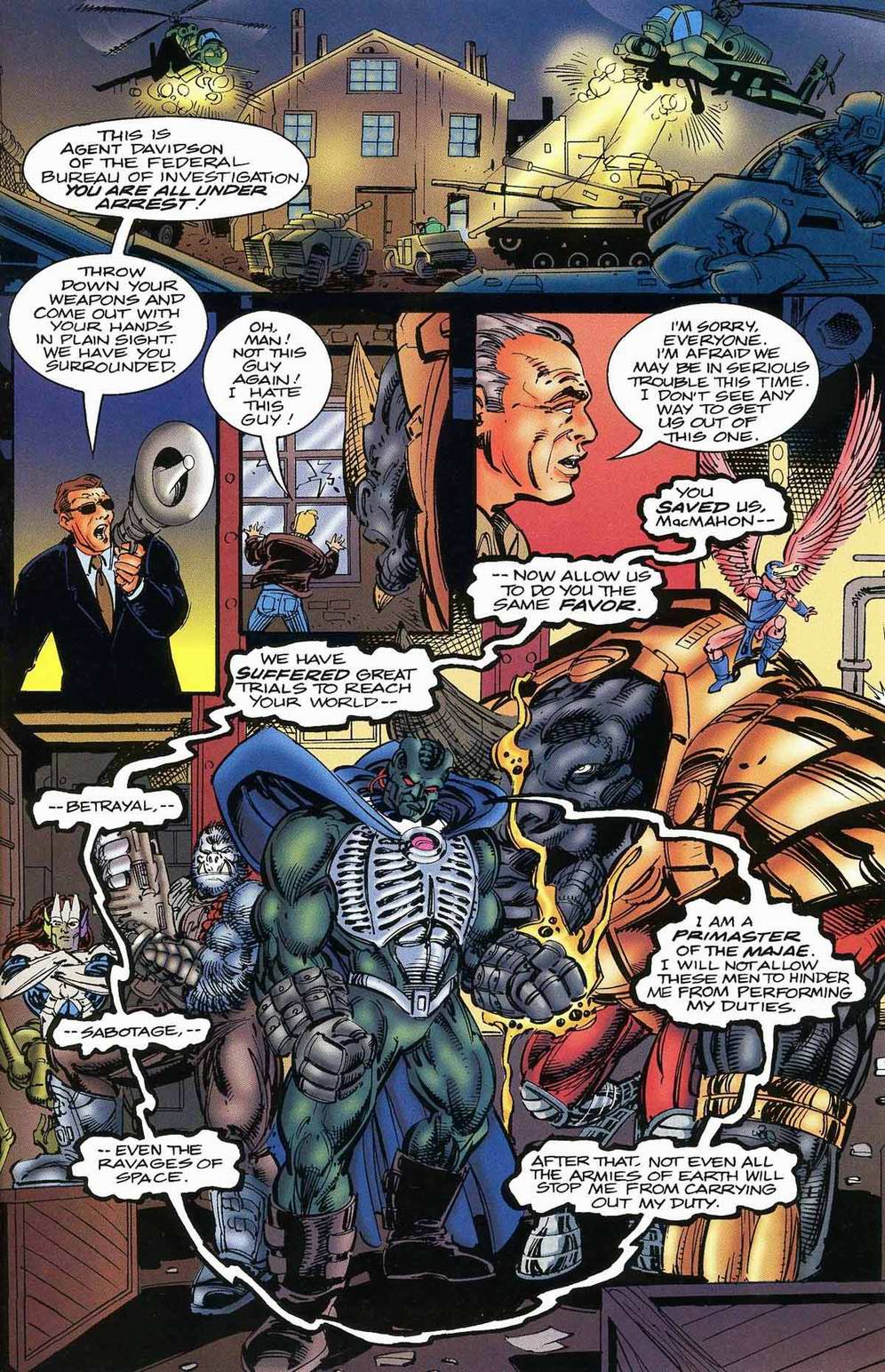 Read online Leonard Nimoy's Primortals (1995) comic -  Issue #11 - 19