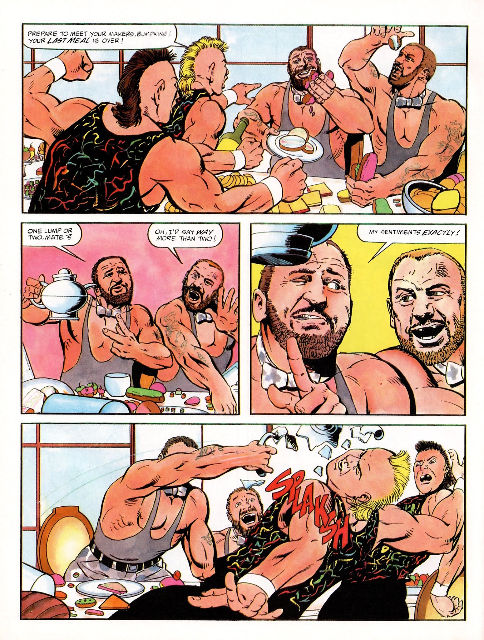 Read online WWF Battlemania comic -  Issue #2 - 52